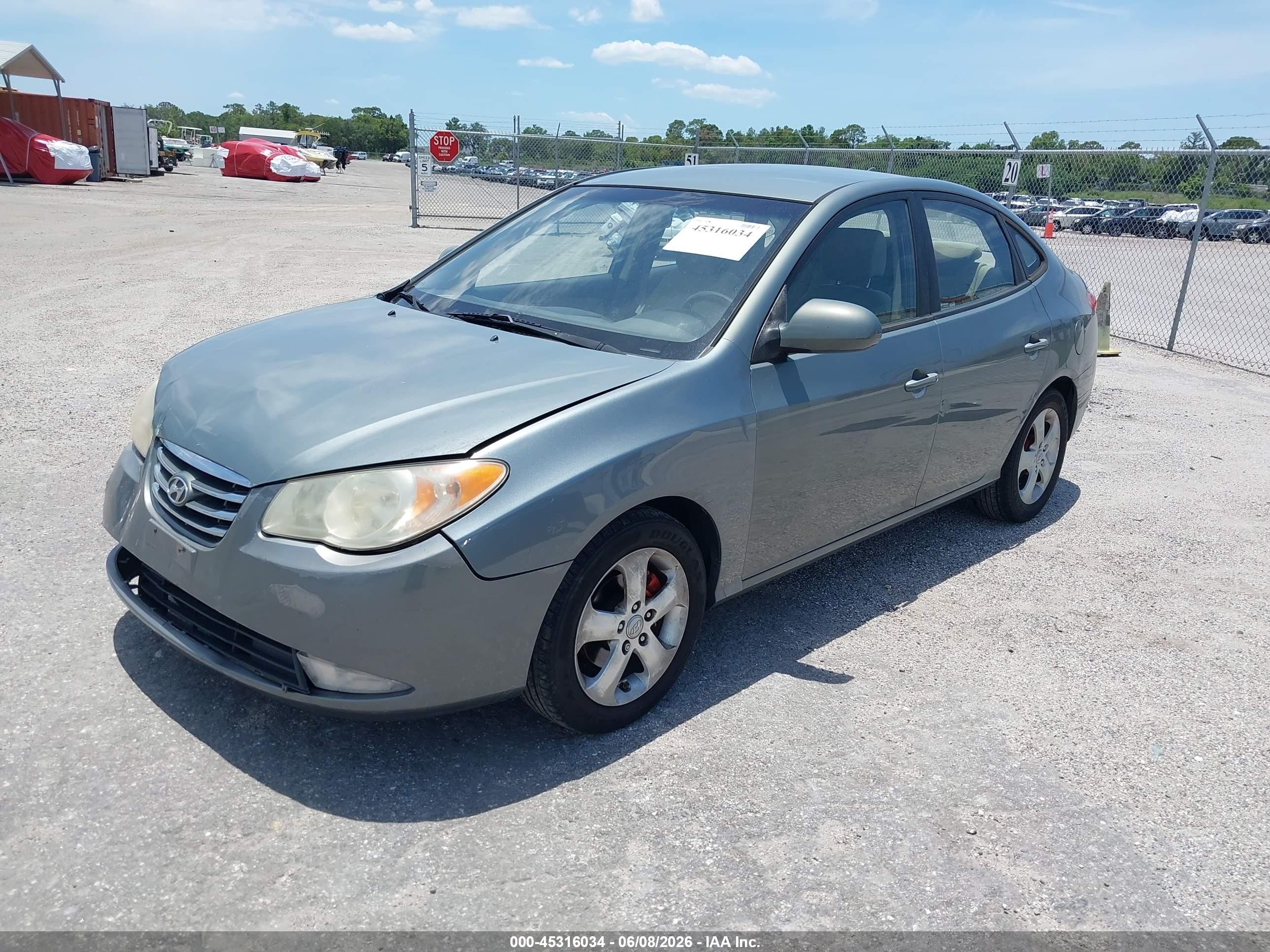 2010 Hyundai Elantra Gls Green vin: KMHDU4ADXAU111031