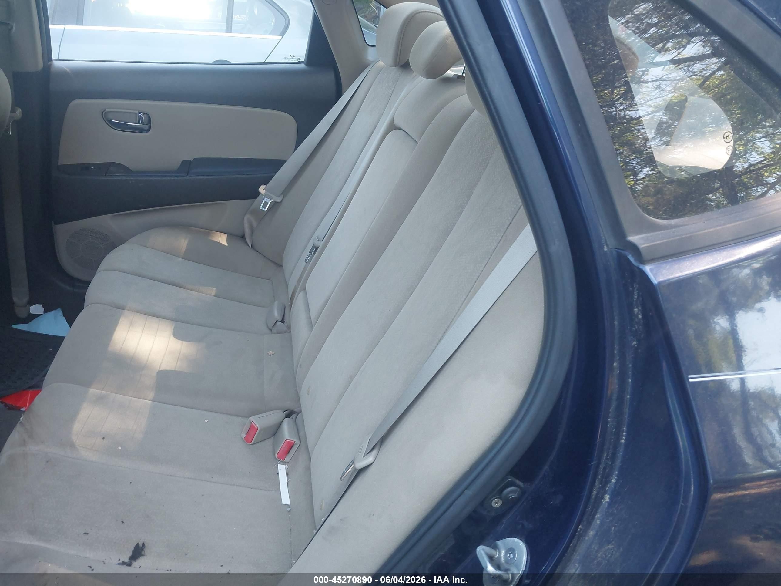 2010 Hyundai Elantra Gls Dark Blue vin: KMHDU4ADXAU112809