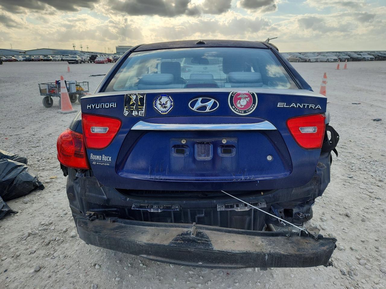 2010 Hyundai Elantra Gls Blue vin: KMHDU4ADXAU118822