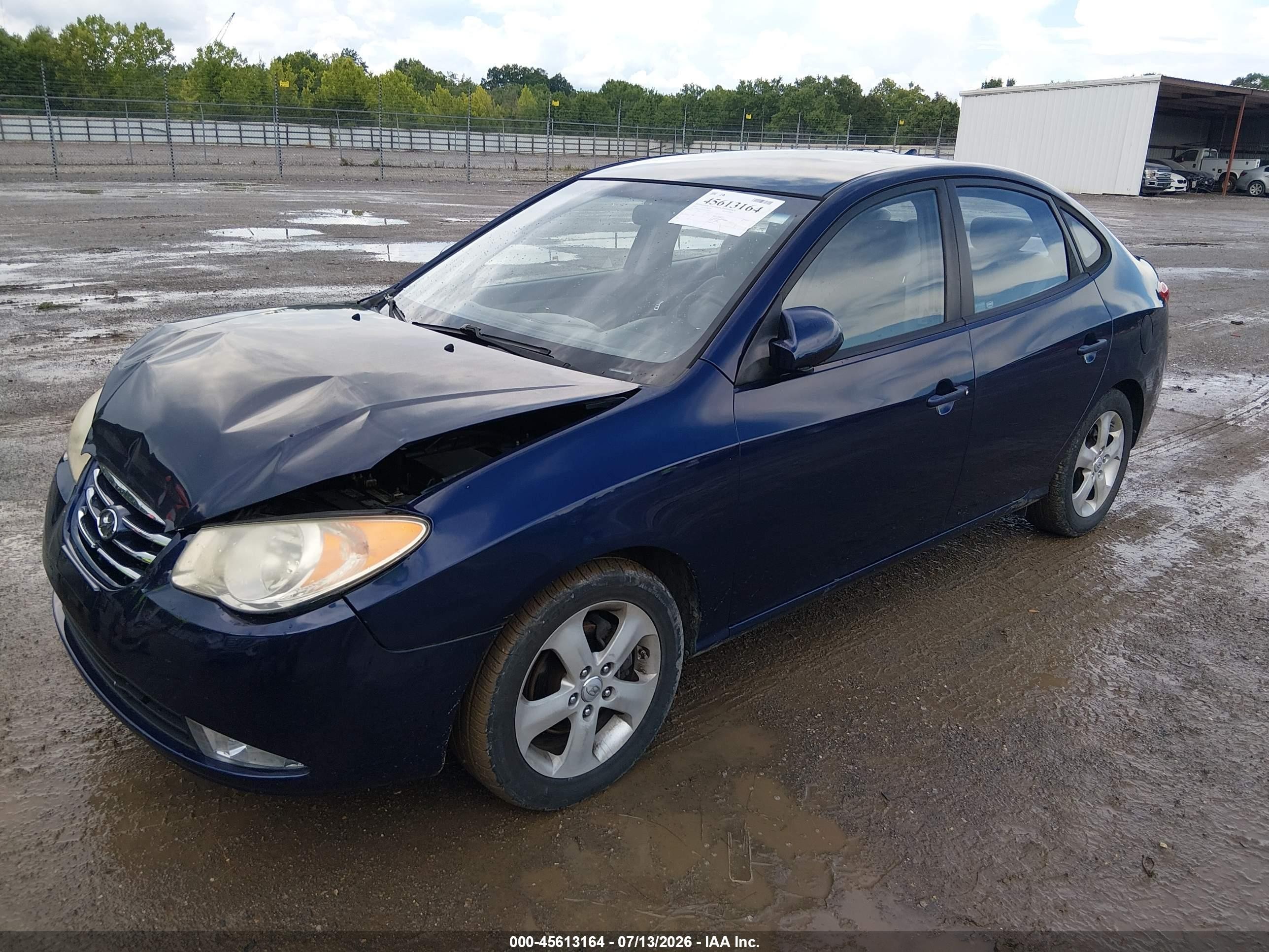 2010 Hyundai Elantra Se Blue vin: KMHDU4ADXAU138360