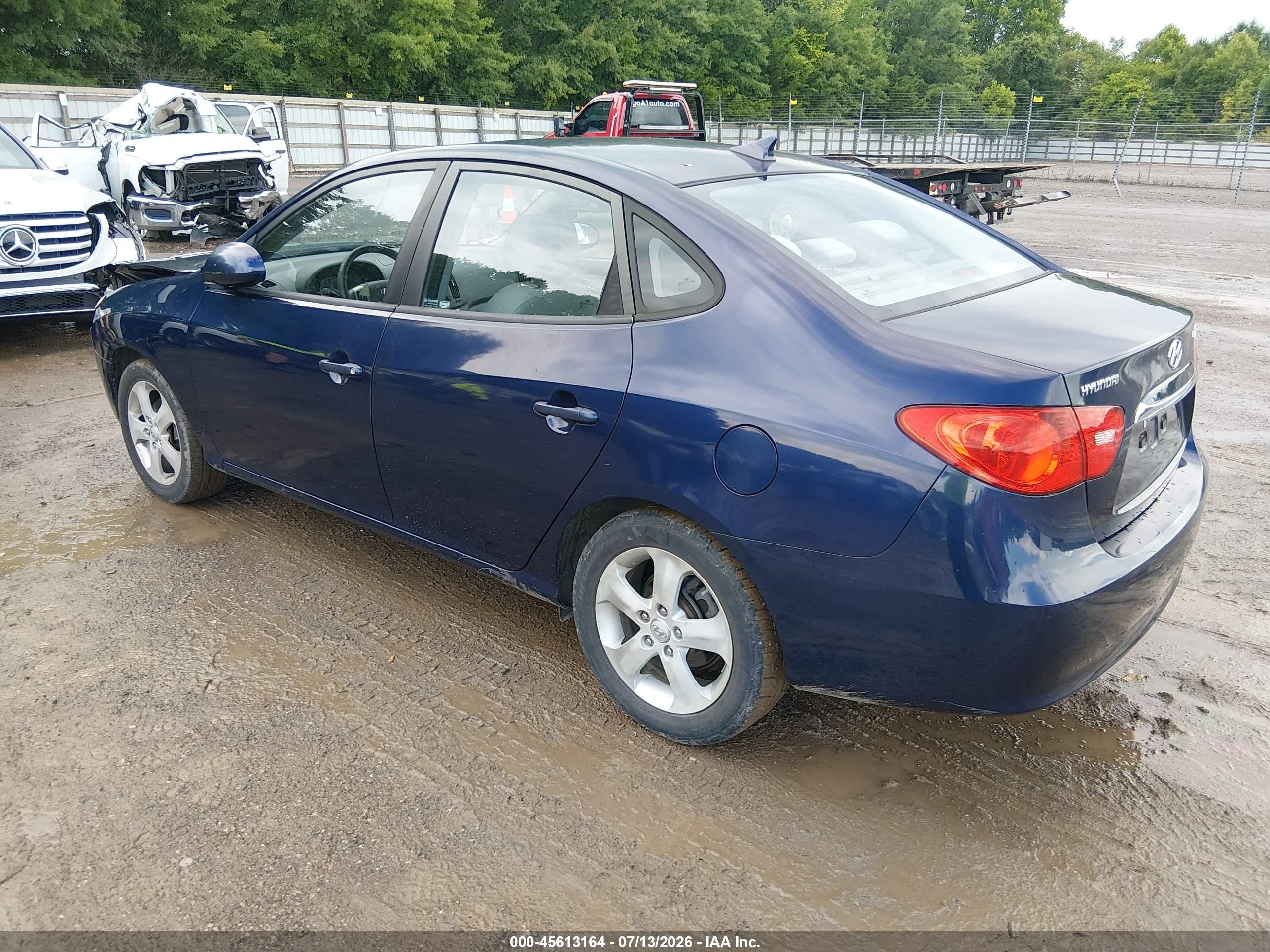 2010 Hyundai Elantra Se Blue vin: KMHDU4ADXAU138360