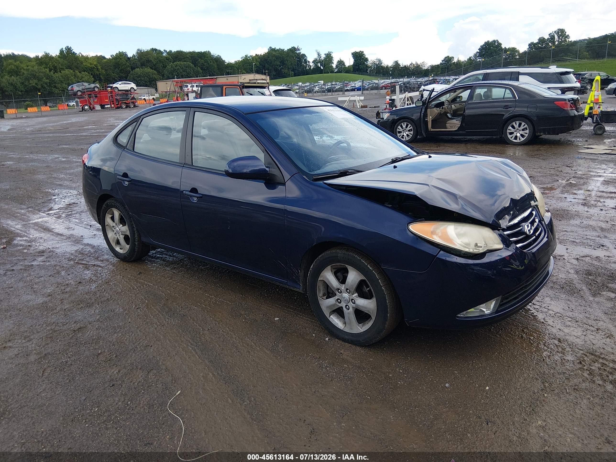 2010 Hyundai Elantra Se Синий vin: KMHDU4ADXAU138360