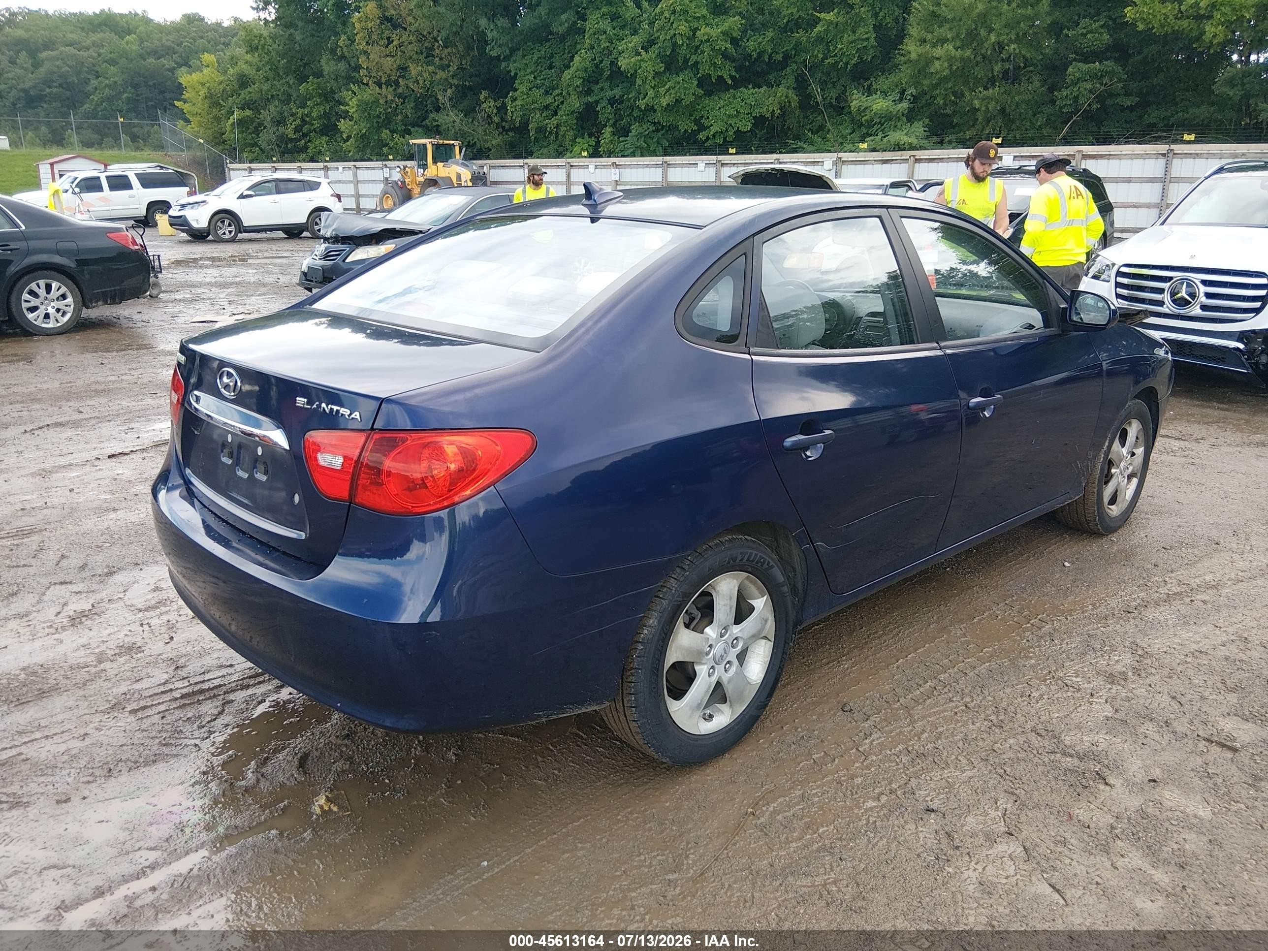 2010 Hyundai Elantra Se Blue vin: KMHDU4ADXAU138360
