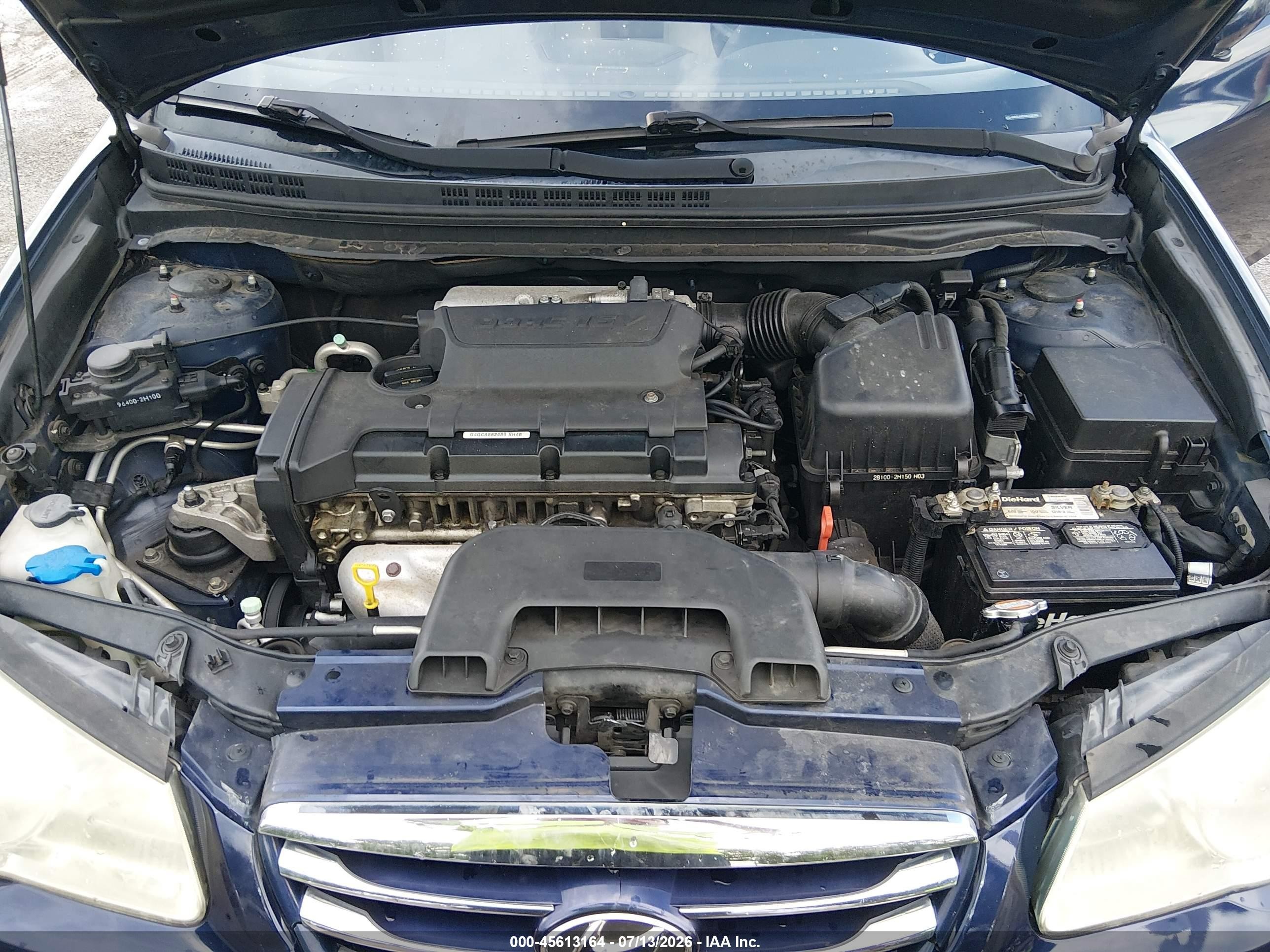 2010 Hyundai Elantra Se Blue vin: KMHDU4ADXAU138360