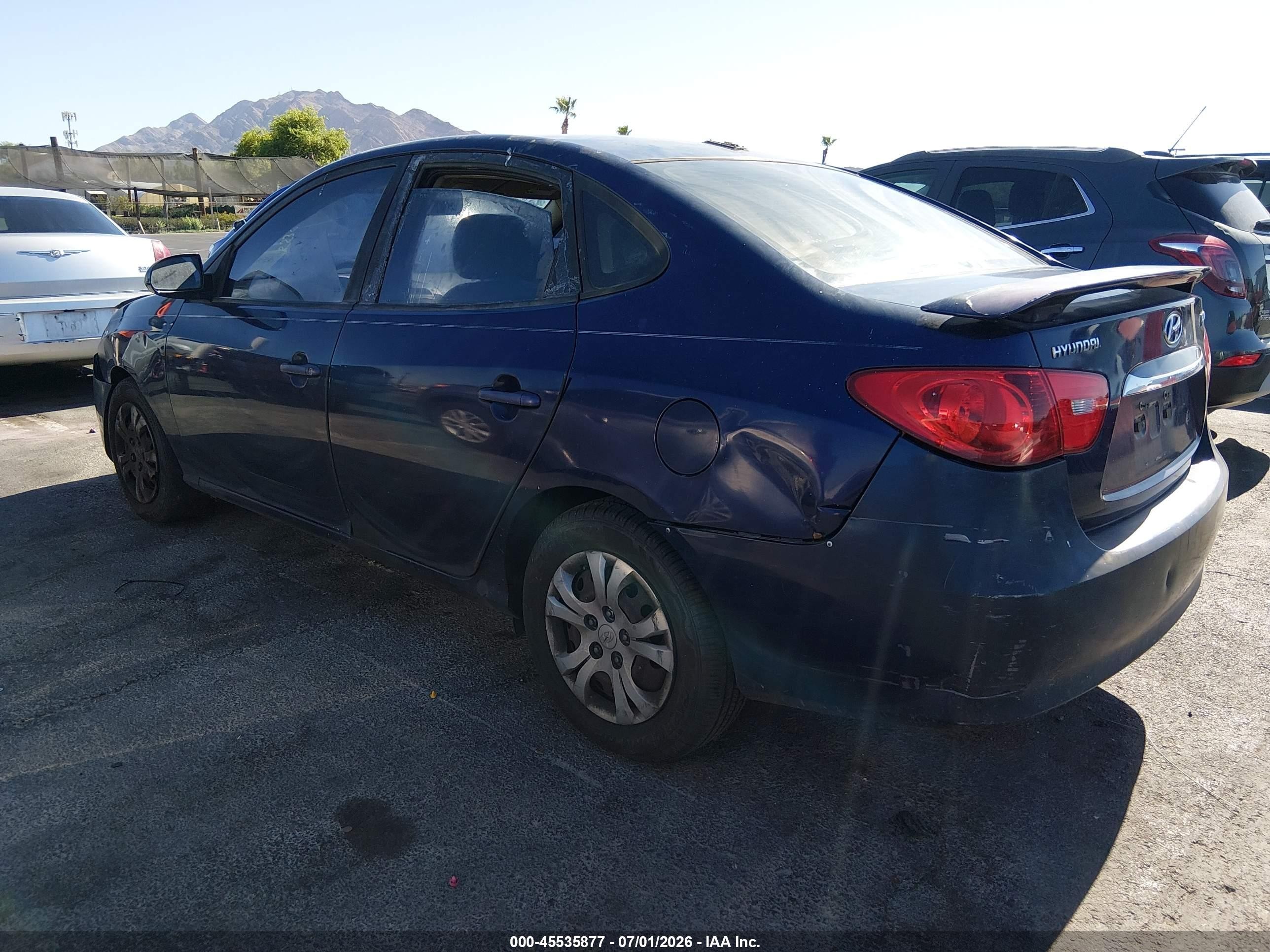 2010 Hyundai Elantra Gls Синий vin: KMHDU4ADXAU142652