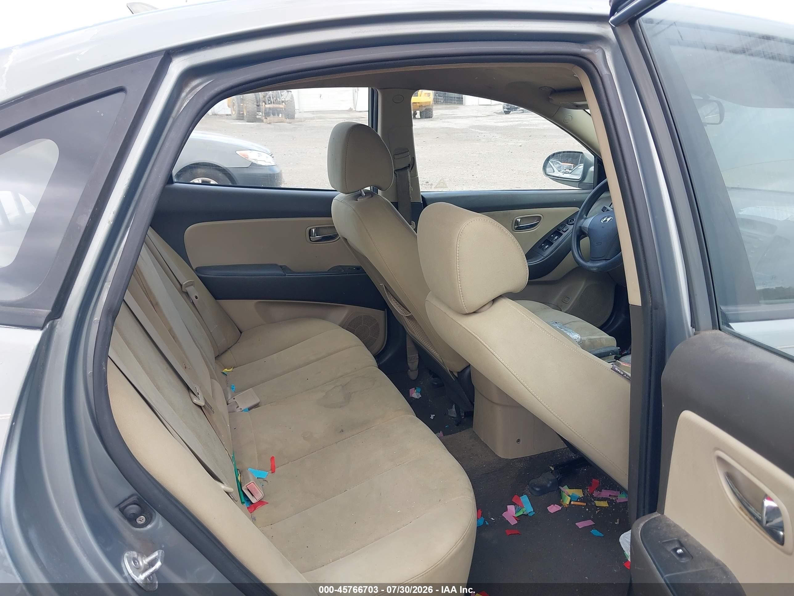 2010 Hyundai Elantra Gls Gray vin: KMHDU4ADXAU144014
