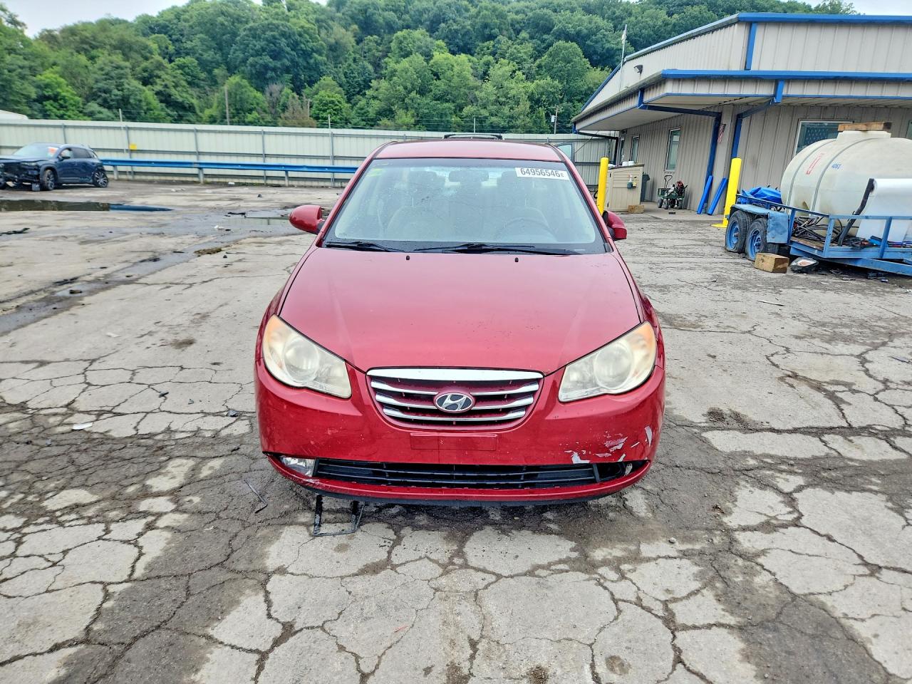 2010 Hyundai Elantra Gls Бордовый vin: KMHDU4ADXAU156907