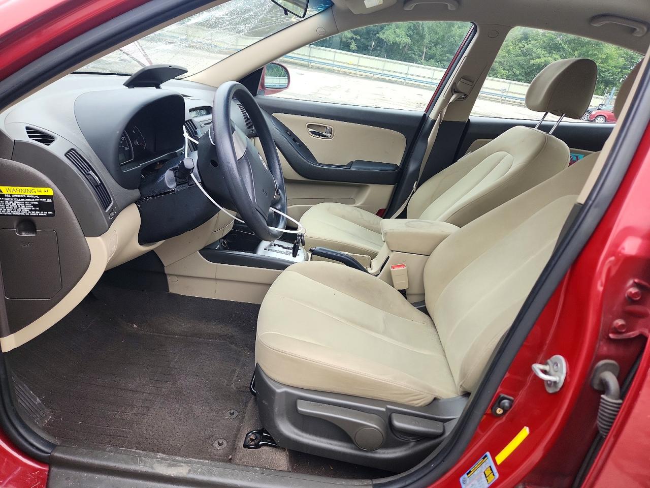 2010 Hyundai Elantra Gls Бордовый vin: KMHDU4ADXAU156907