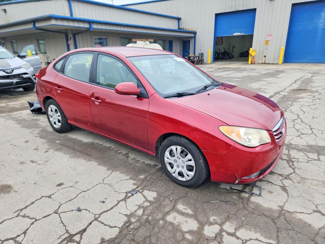 2010 Hyundai Elantra Gls Бордовый vin: KMHDU4ADXAU156907