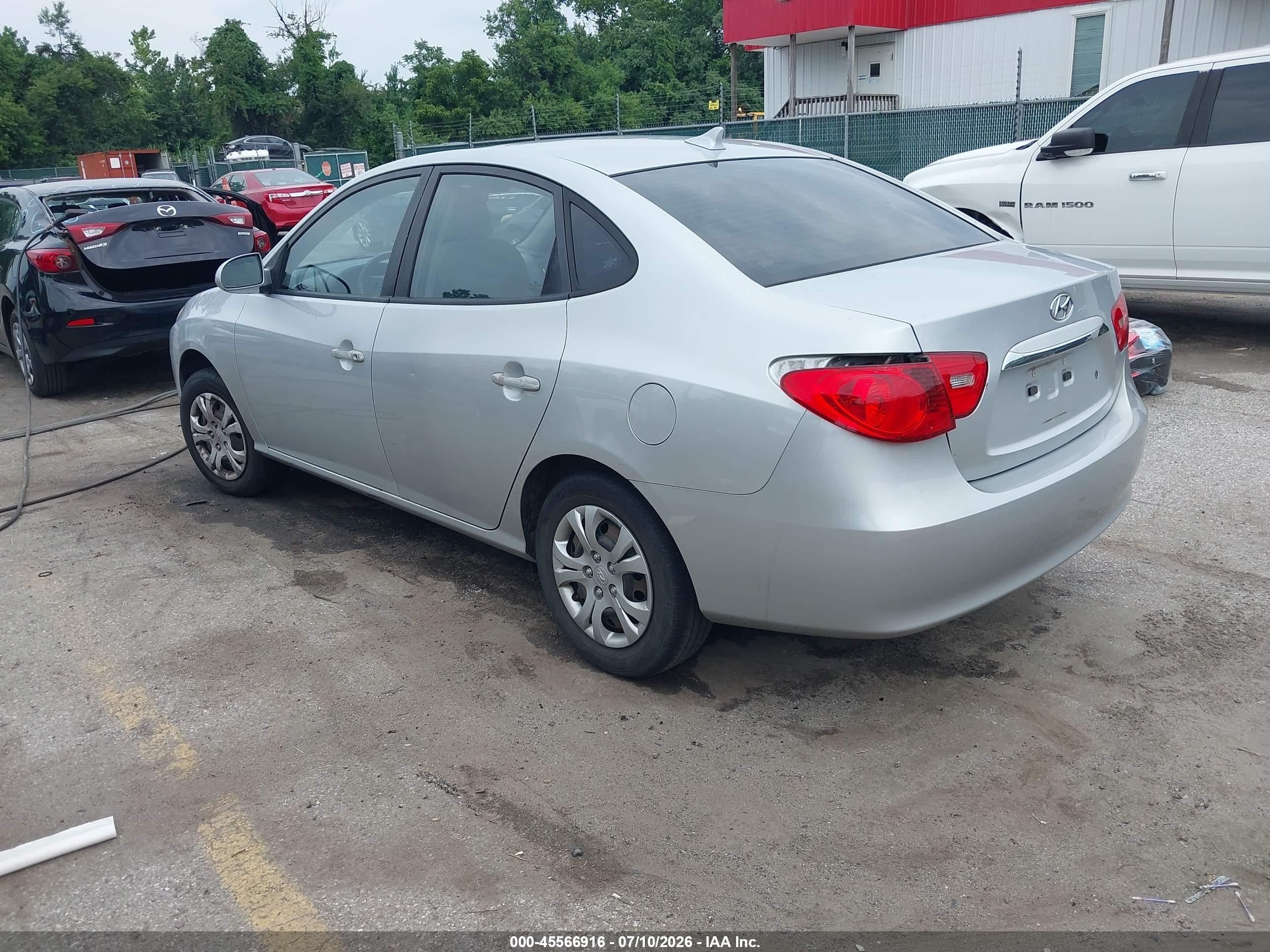2010 Hyundai Elantra Gls Серебряный vin: KMHDU4ADXAU168457