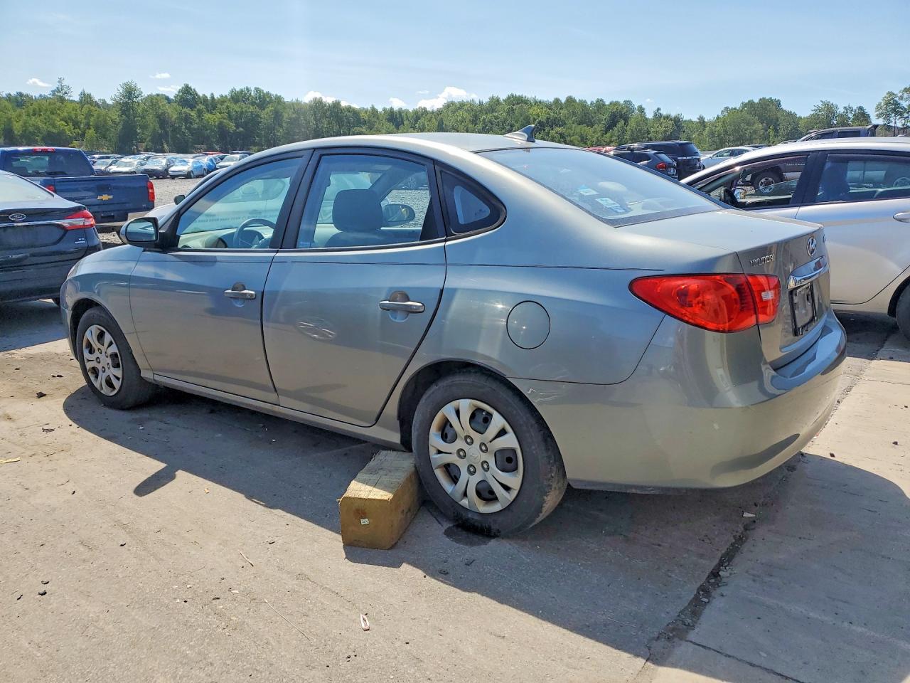2010 Hyundai Elantra Blue Silver vin: KMHDU4ADXAU175134