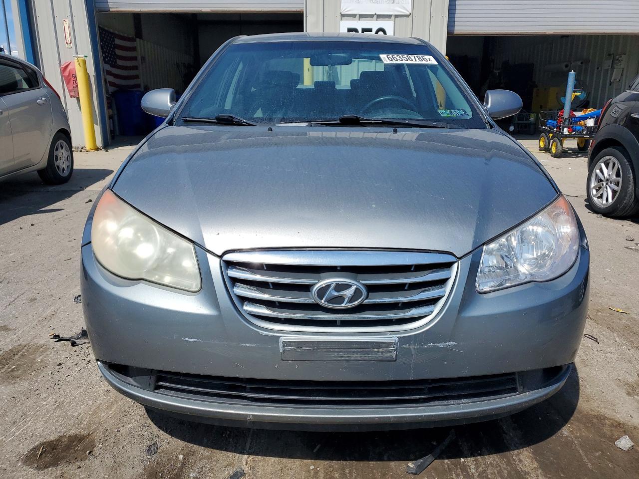 2010 Hyundai Elantra Blue Silver vin: KMHDU4ADXAU175134