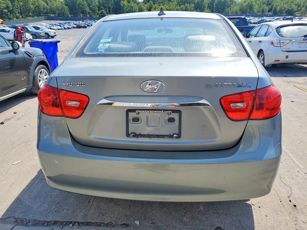 2010 Hyundai Elantra Blue Silver vin: KMHDU4ADXAU175134