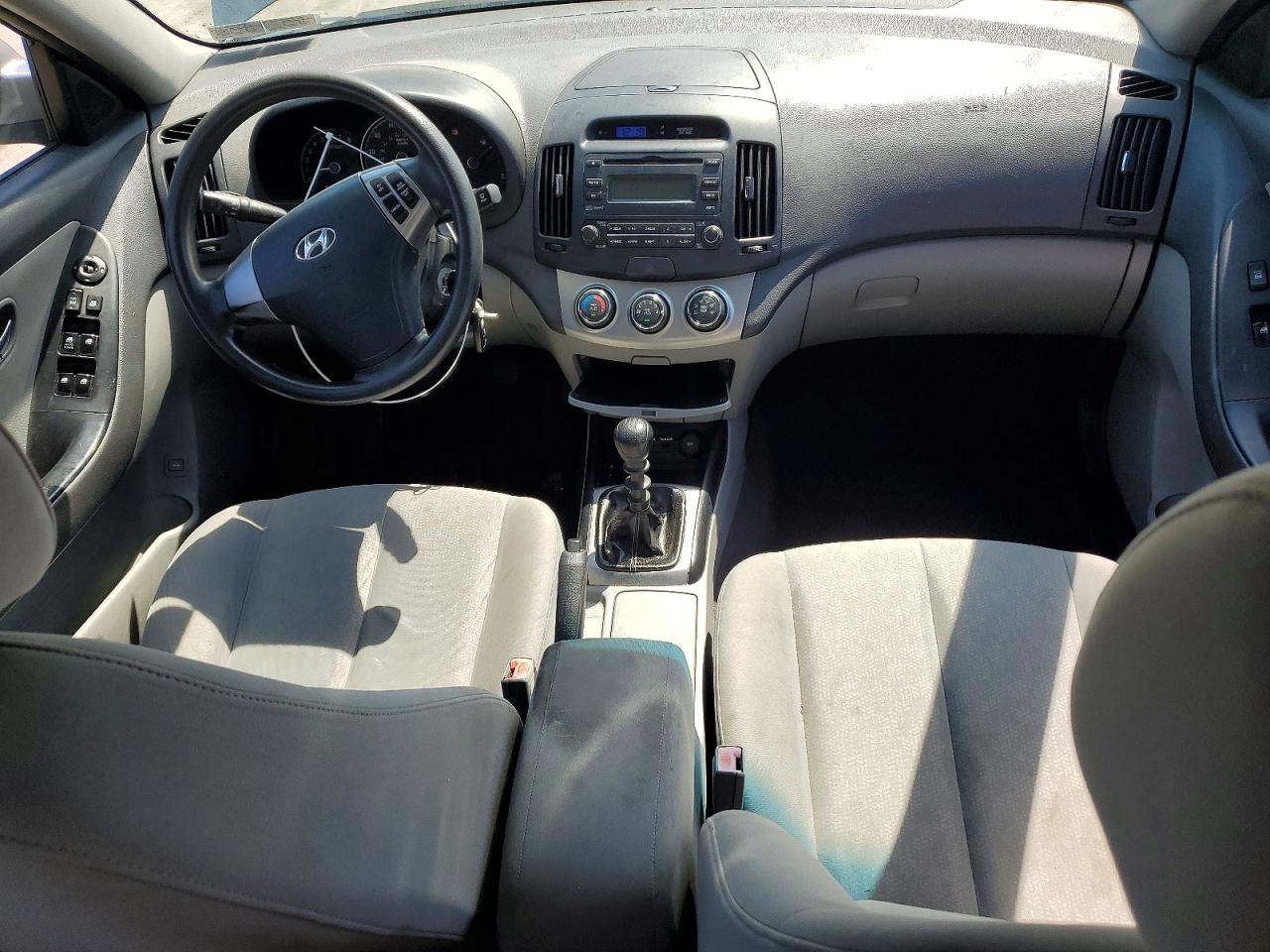2010 Hyundai Elantra Blue Silver vin: KMHDU4ADXAU175134