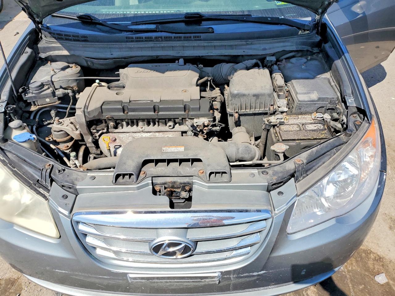 2010 Hyundai Elantra Blue Silver vin: KMHDU4ADXAU175134