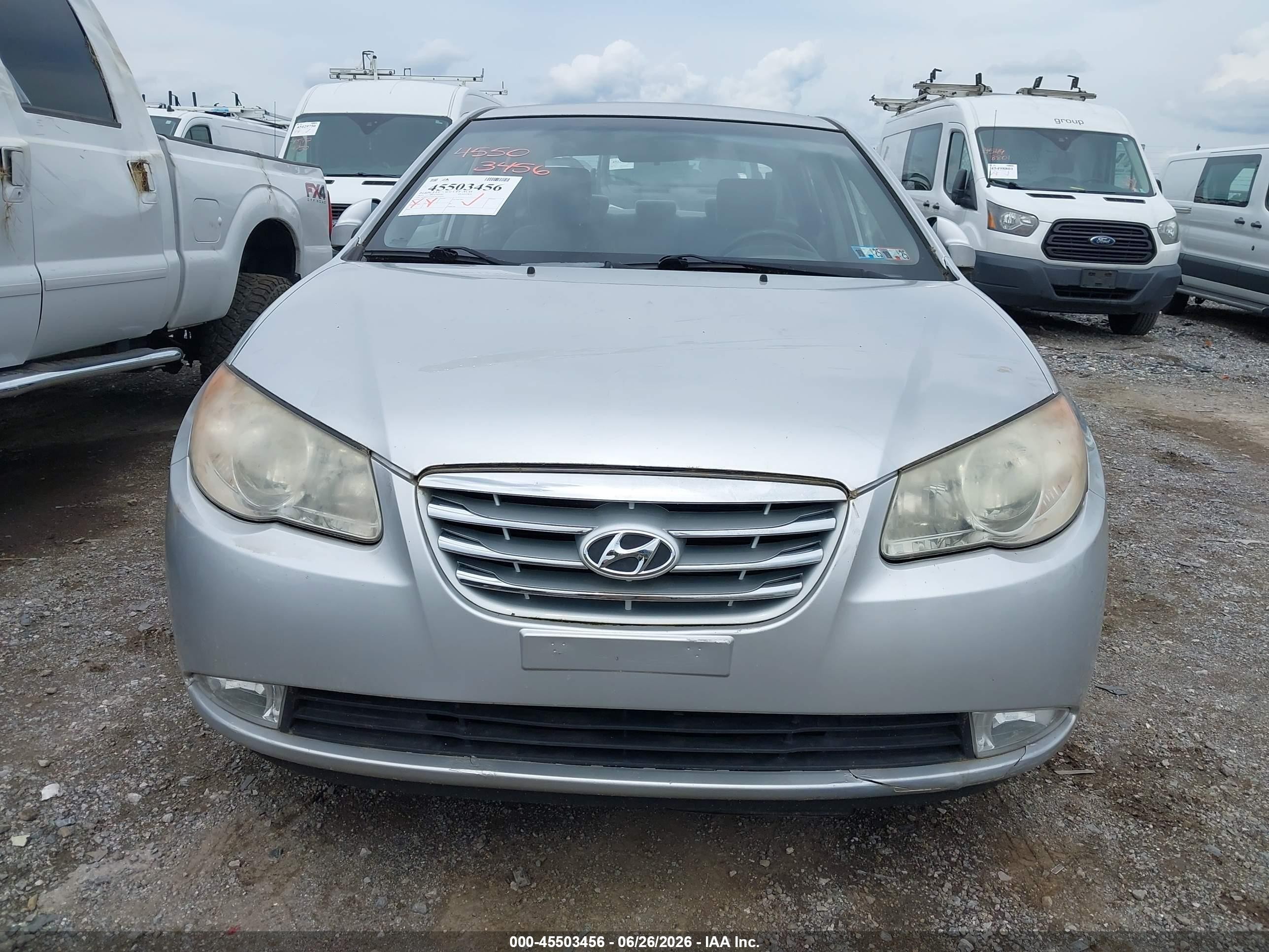 2010 Hyundai Elantra Gls Серебряный vin: KMHDU4ADXAU182424