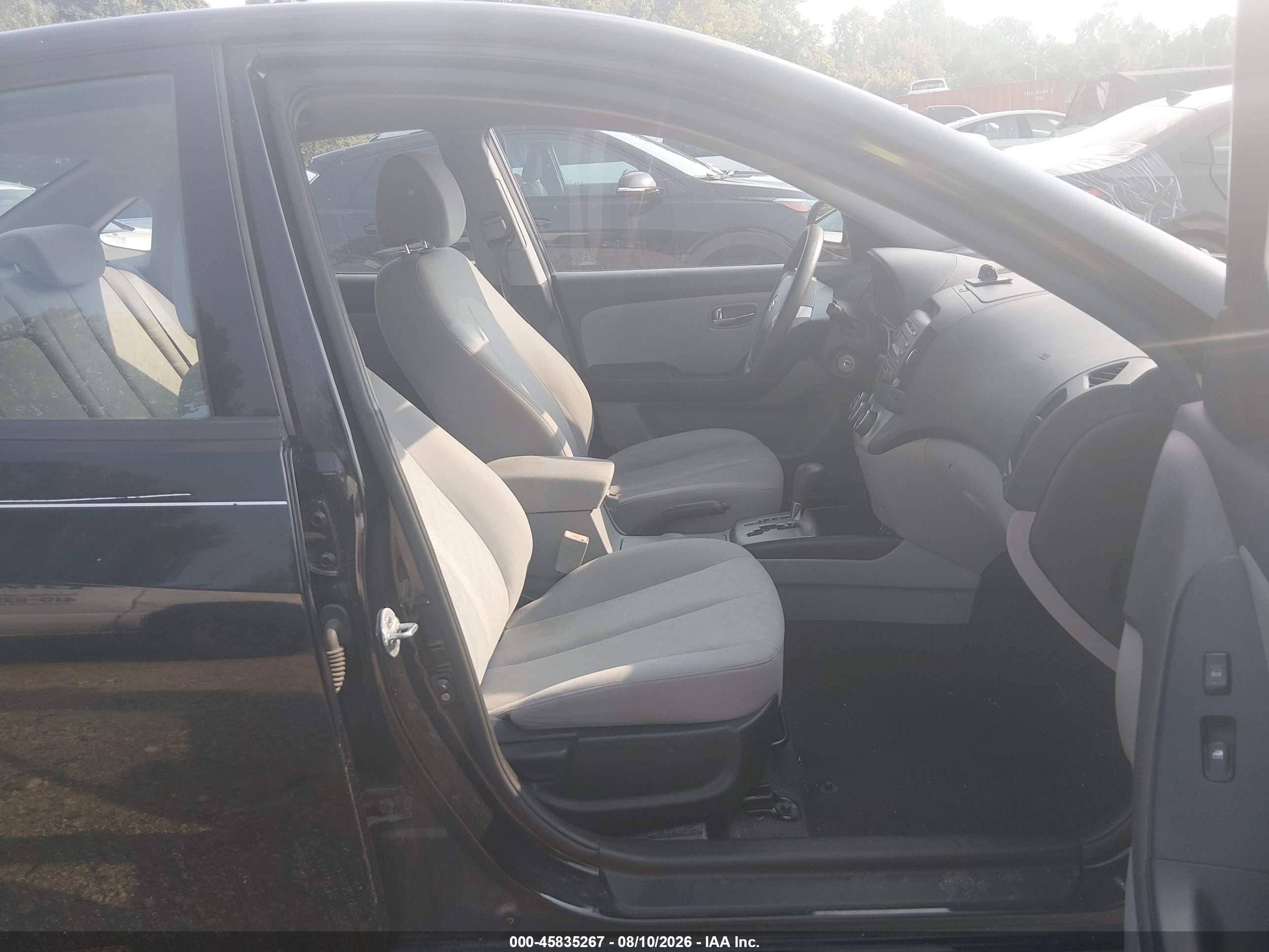 2010 Hyundai Elantra Gls Black vin: KMHDU4ADXAU189955