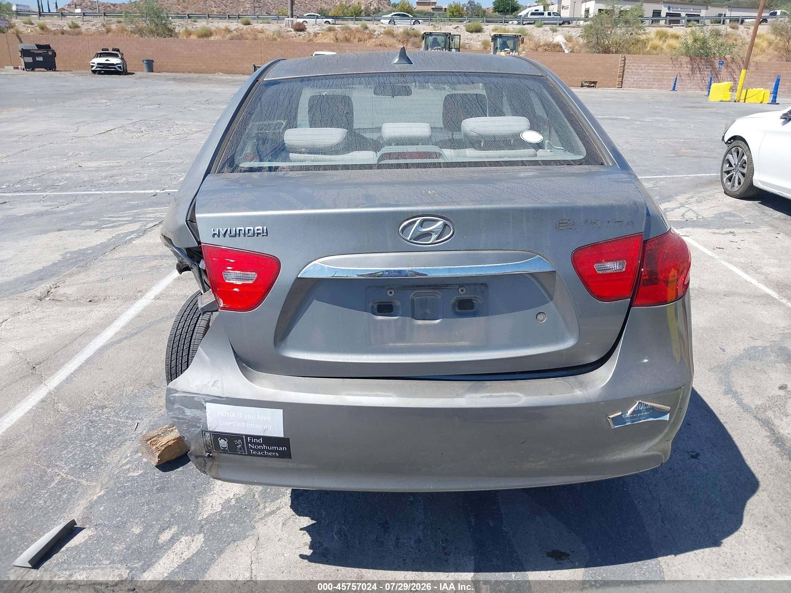 2010 Hyundai Elantra Blue/gls/se Silver vin: KMHDU4ADXAU191012