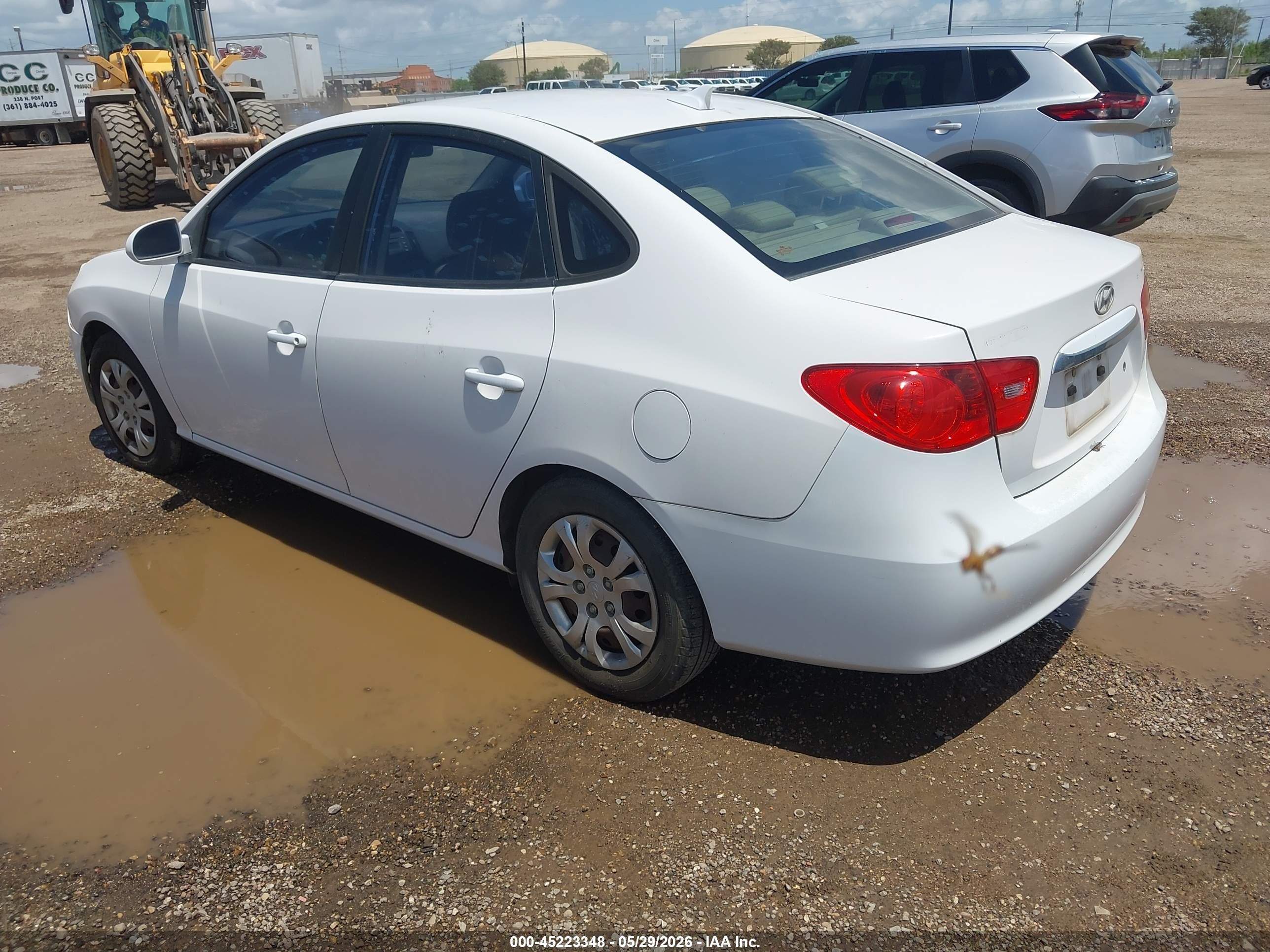 2010 Hyundai Elantra Gls Белый vin: KMHDU4ADXAU198641