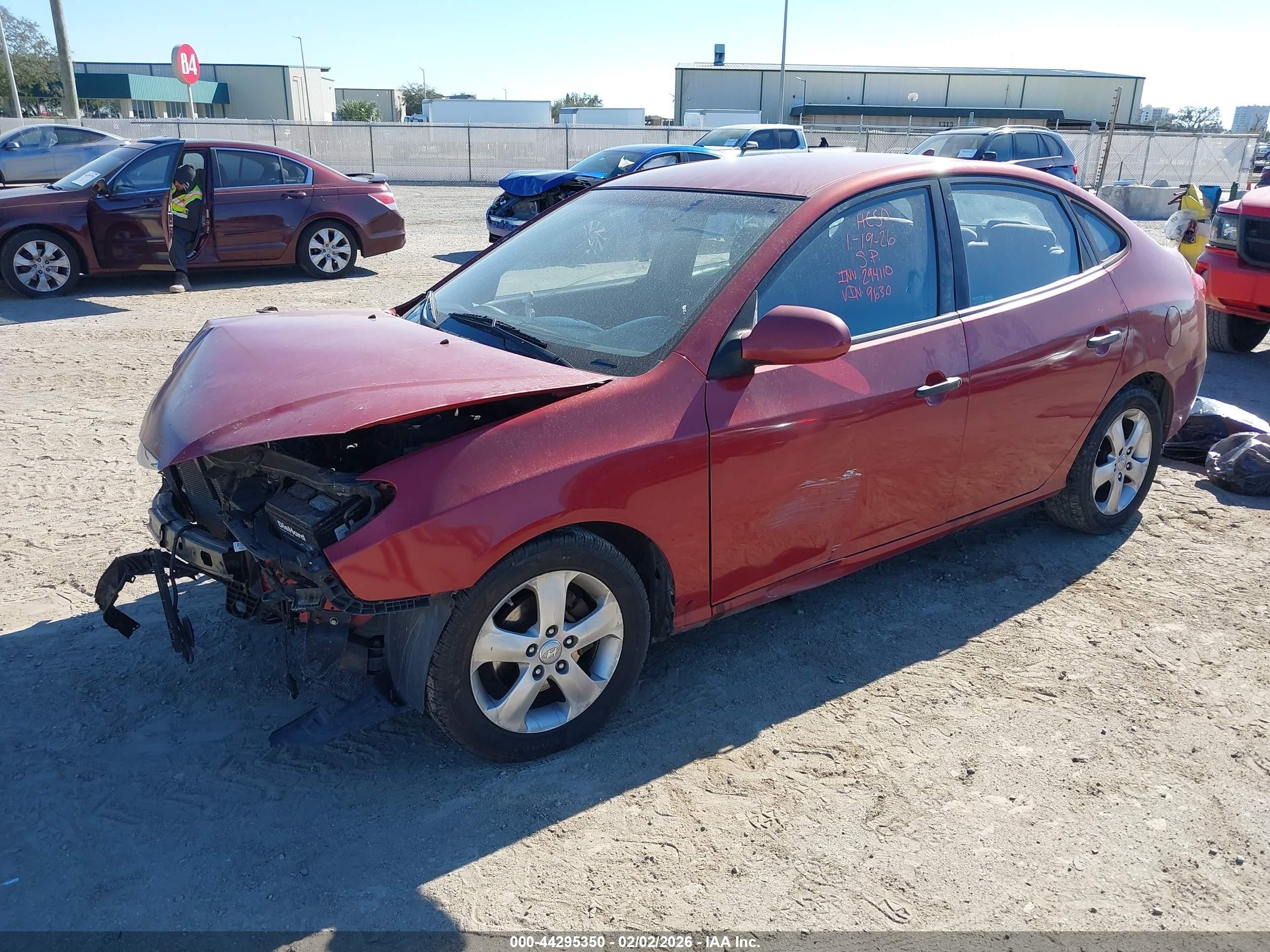 2010 Hyundai Elantra Se Red vin: KMHDU4ADXAU199630