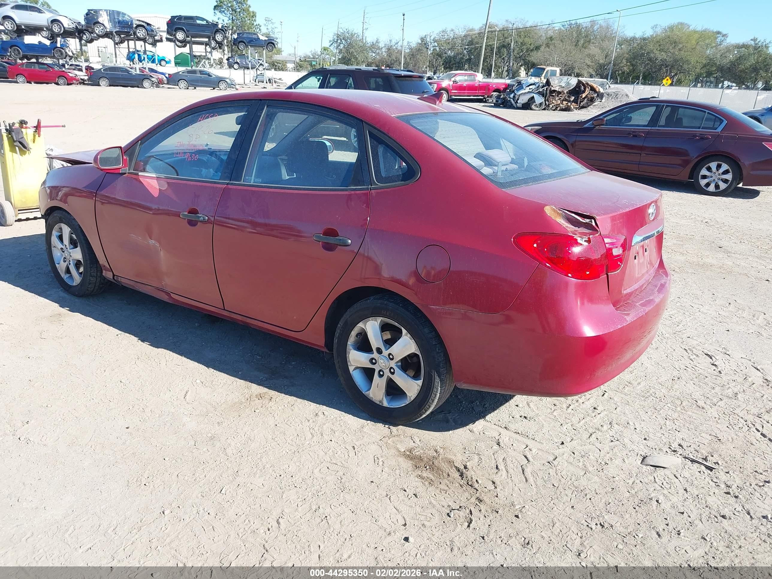 2010 Hyundai Elantra Se Red vin: KMHDU4ADXAU199630