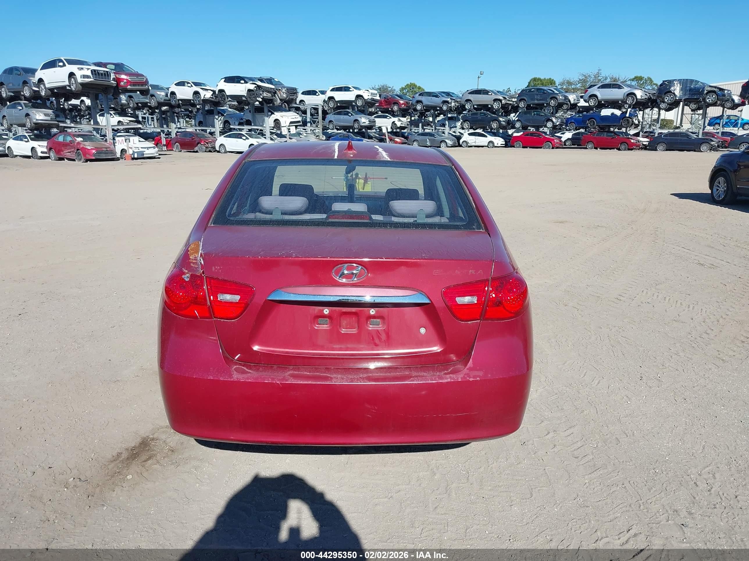 2010 Hyundai Elantra Se Red vin: KMHDU4ADXAU199630