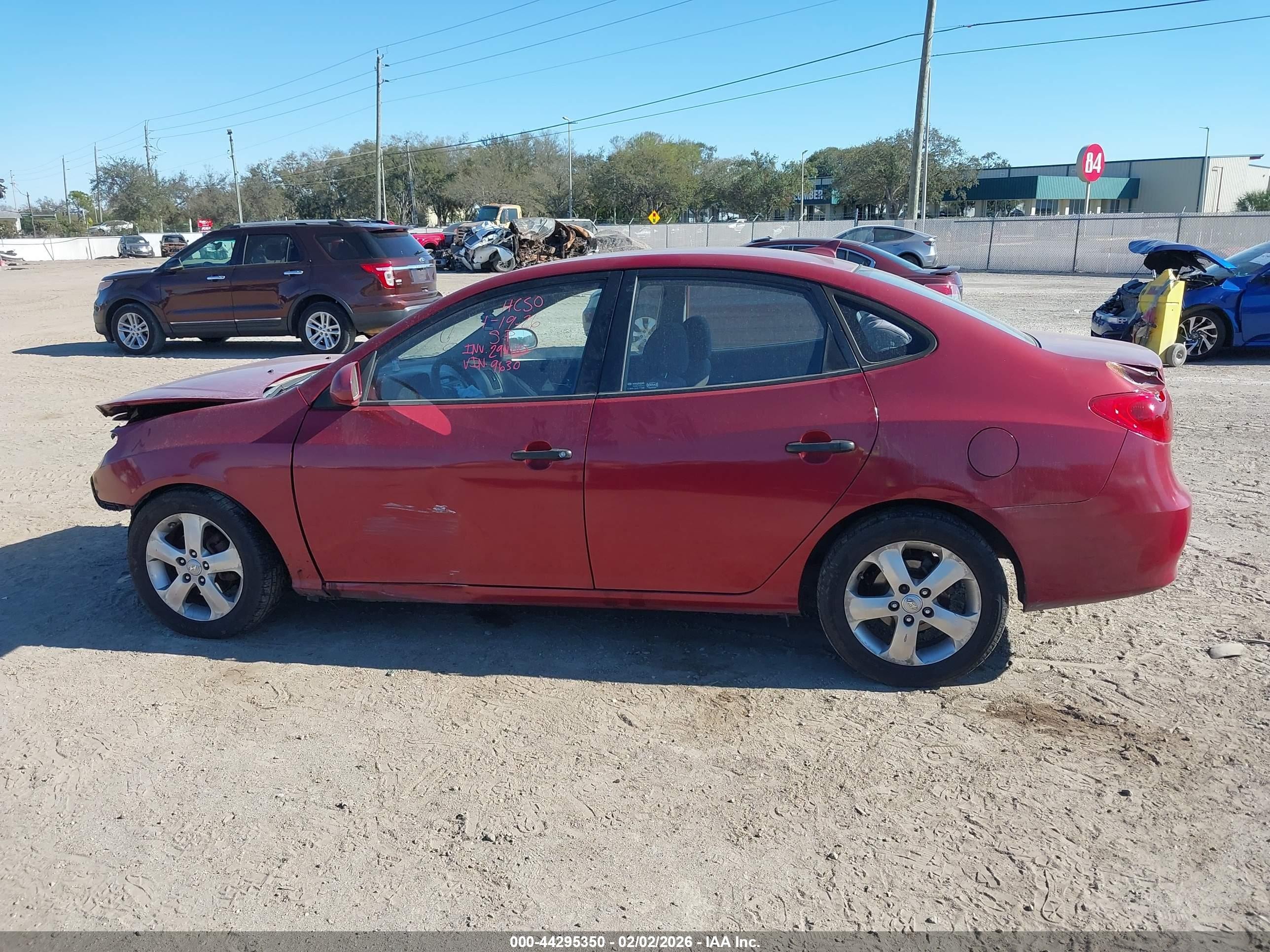 2010 Hyundai Elantra Se Red vin: KMHDU4ADXAU199630