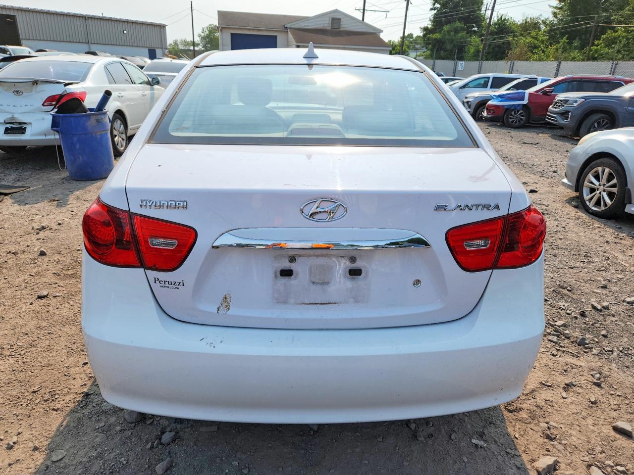 2010 Hyundai Elantra Gls White vin: KMHDU4ADXAU835642