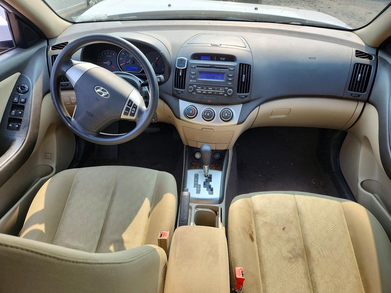 2010 Hyundai Elantra Gls White vin: KMHDU4ADXAU835642
