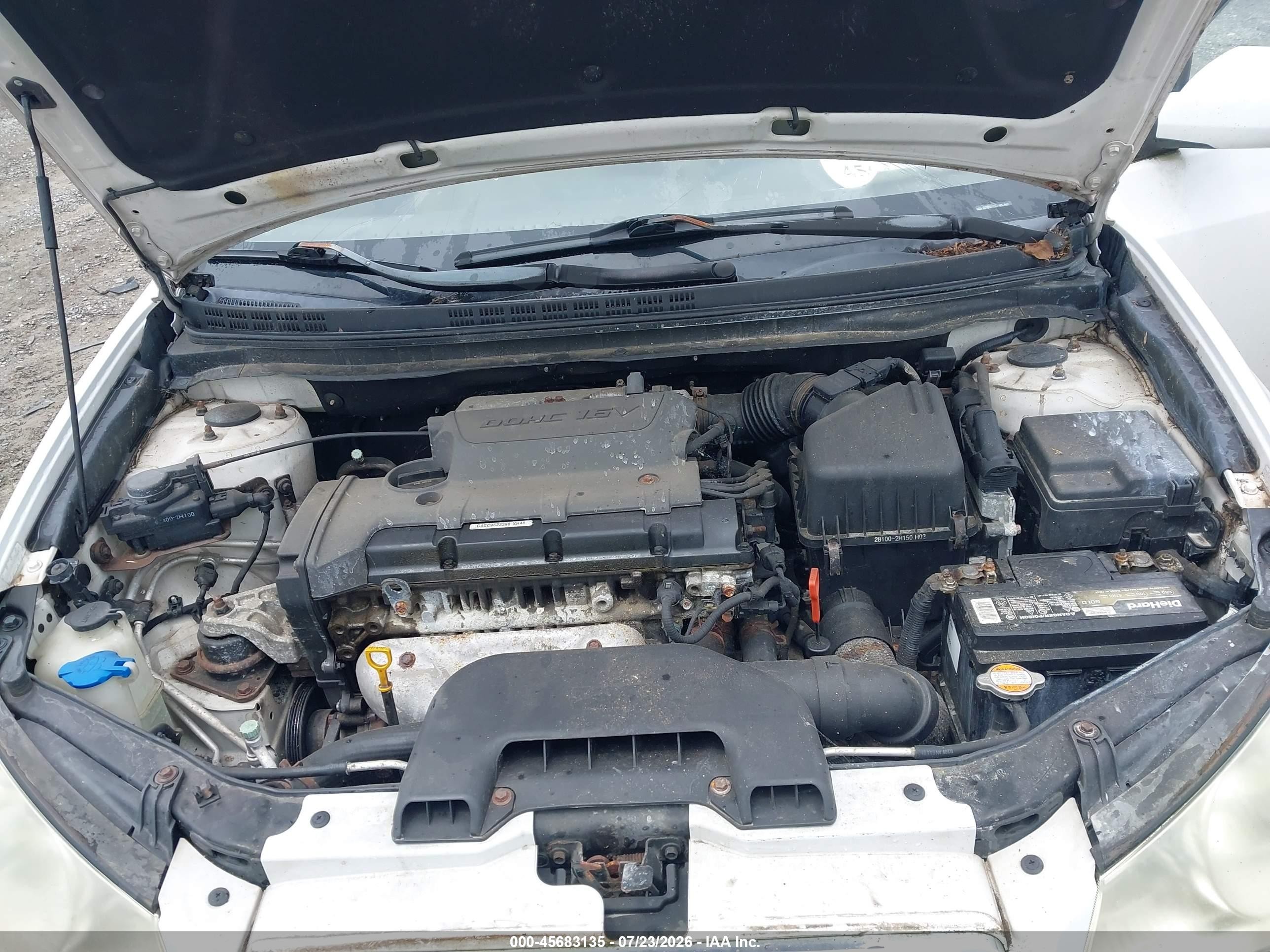 2010 Hyundai Elantra Gls Белый vin: KMHDU4ADXAU851467