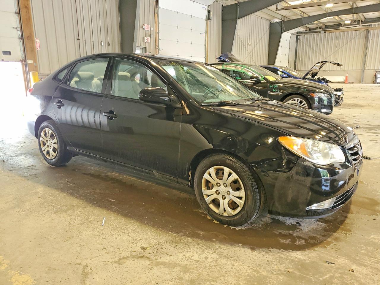 2010 Hyundai Elantra Gls Black vin: KMHDU4ADXAU859455
