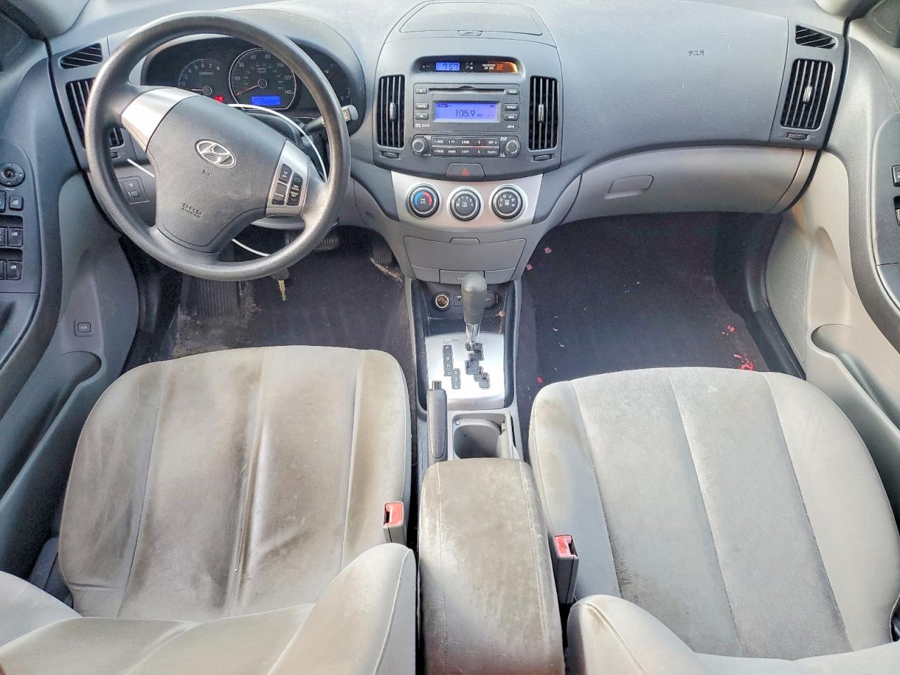 2010 Hyundai Elantra Gls Black vin: KMHDU4ADXAU859455