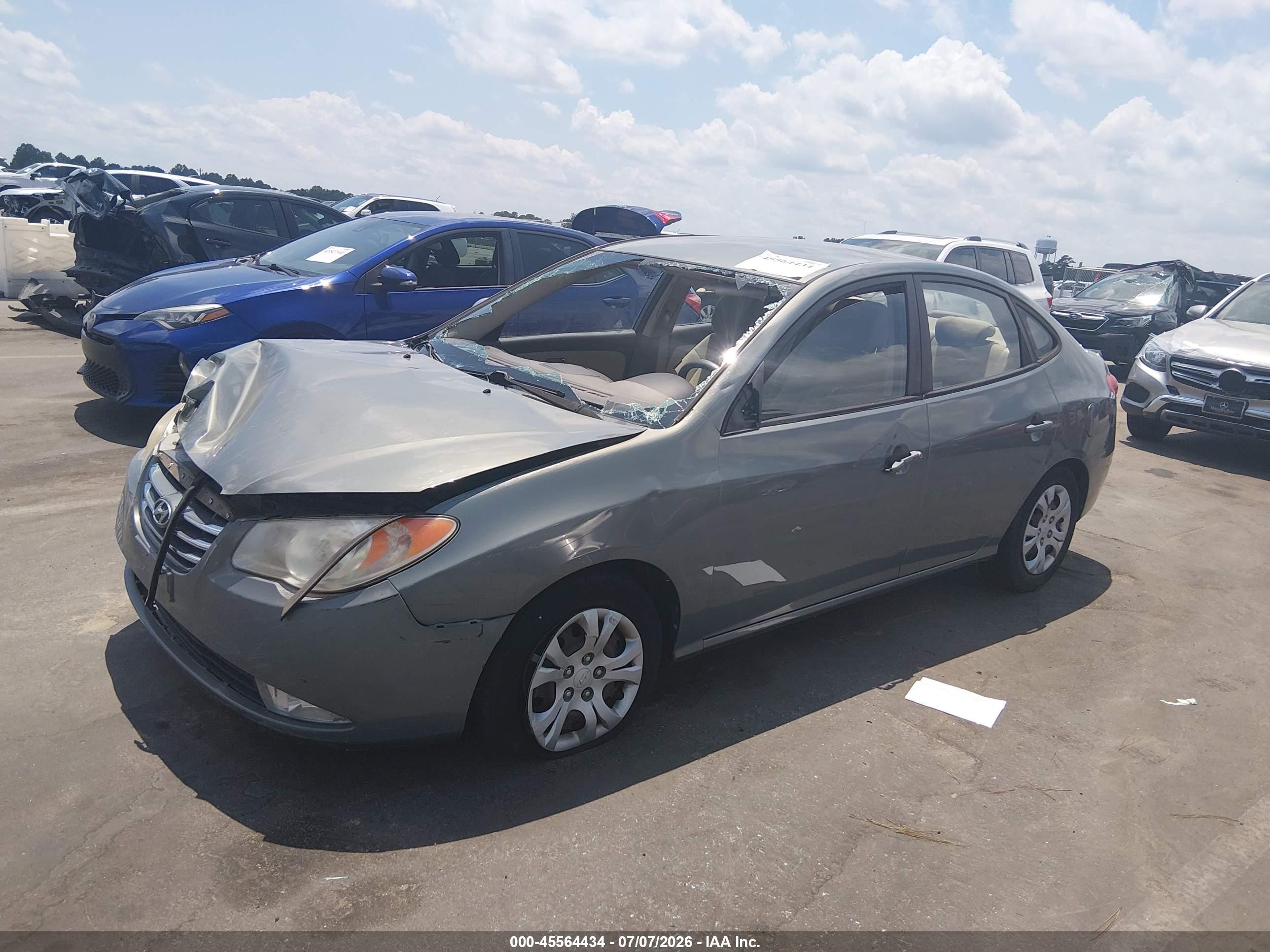 2010 Hyundai Elantra Gls Teal vin: KMHDU4ADXAU861321