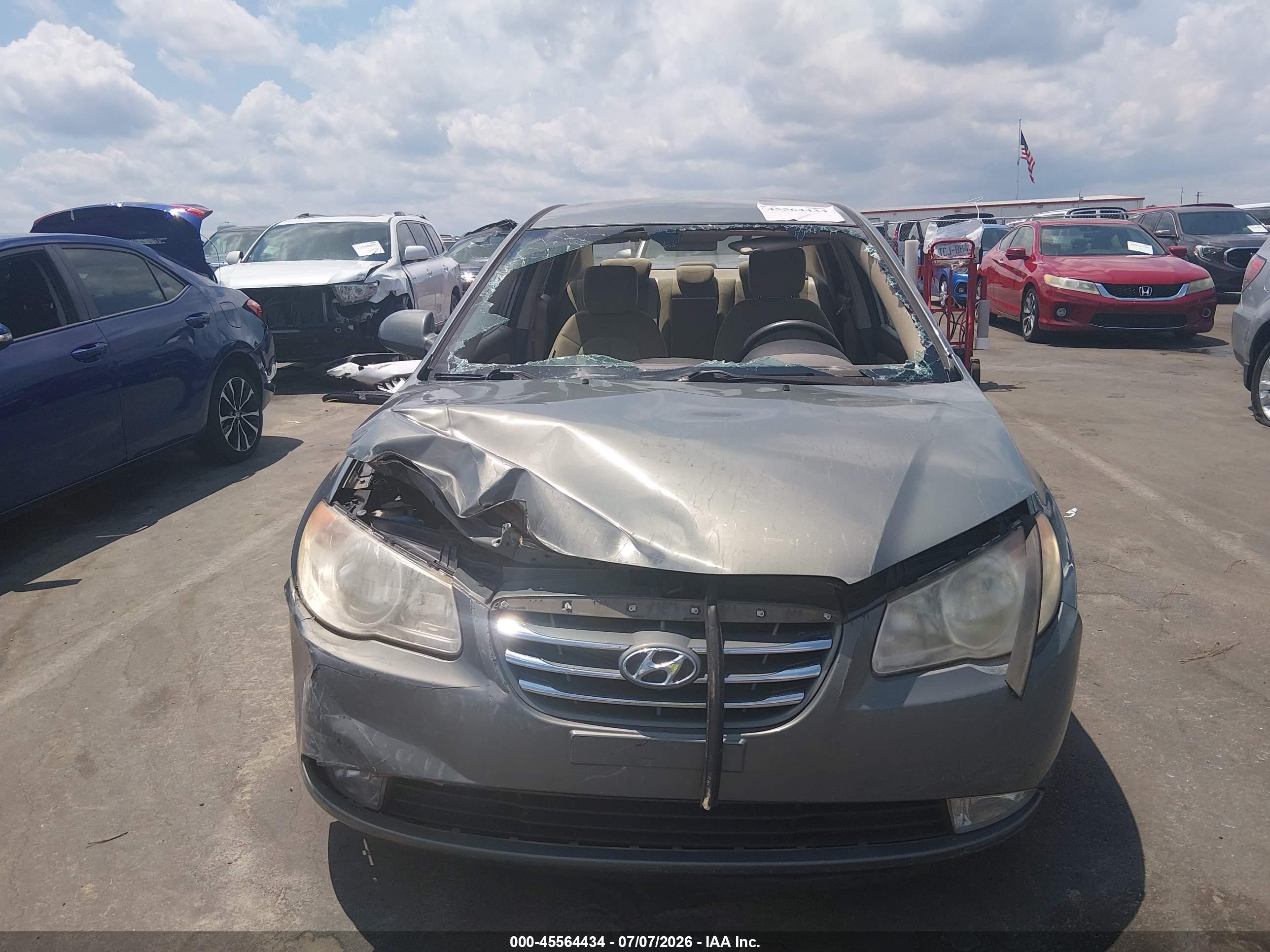2010 Hyundai Elantra Gls Teal vin: KMHDU4ADXAU861321