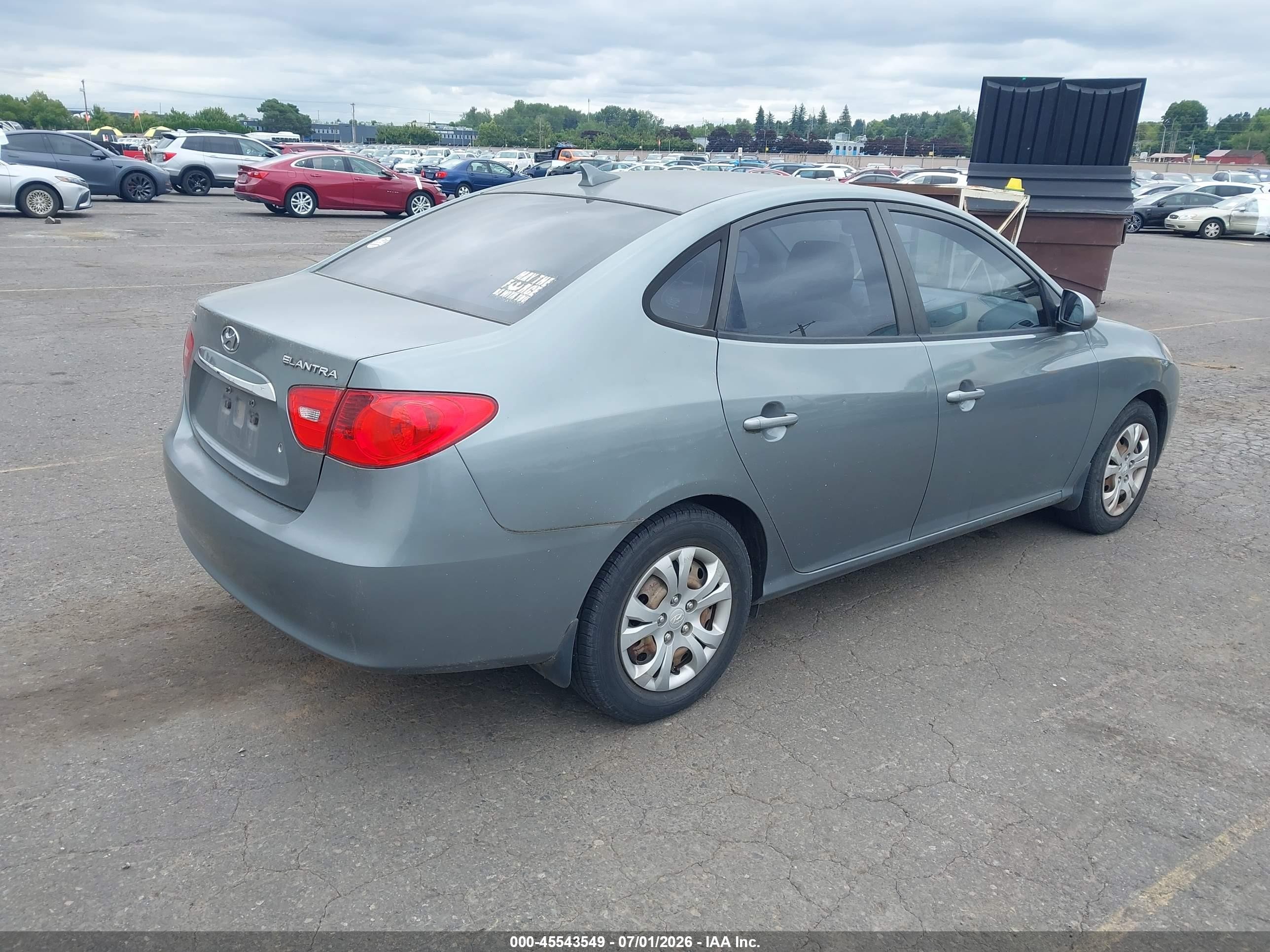 2010 Hyundai Elantra Gls Teal vin: KMHDU4ADXAU871850