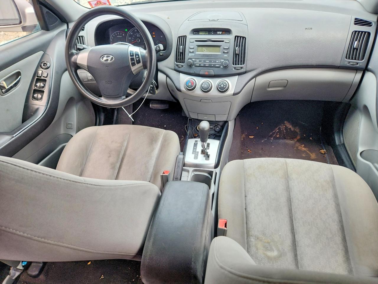 2010 Hyundai Elantra Blue/gls/se Silver vin: KMHDU4ADXAU894786