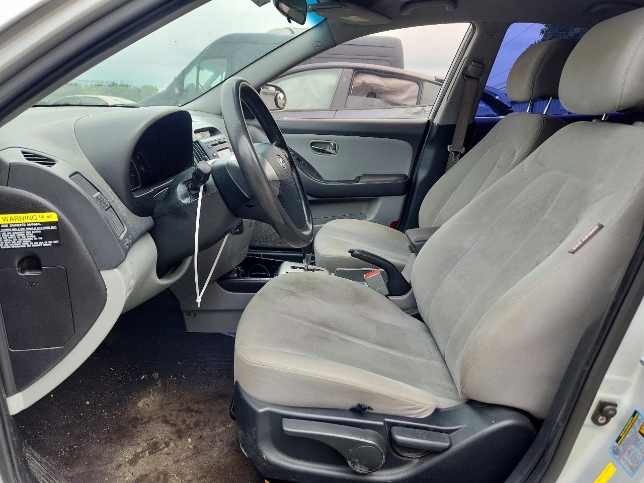 2010 Hyundai Elantra Blue/gls/se Silver vin: KMHDU4ADXAU894786