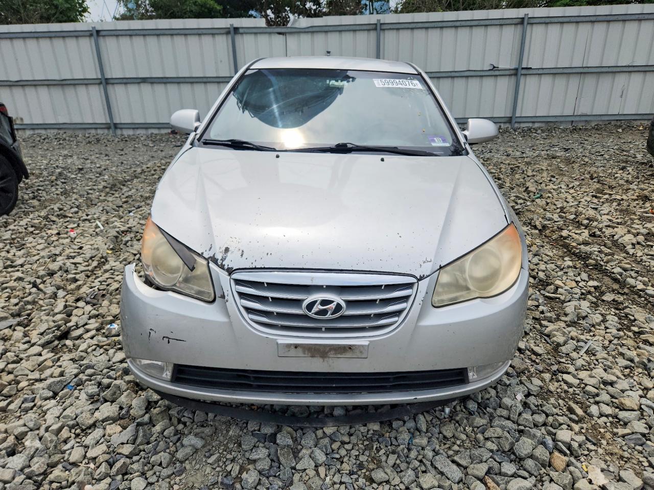 2010 Hyundai Elantra Blue/gls/se Silver vin: KMHDU4ADXAU894786