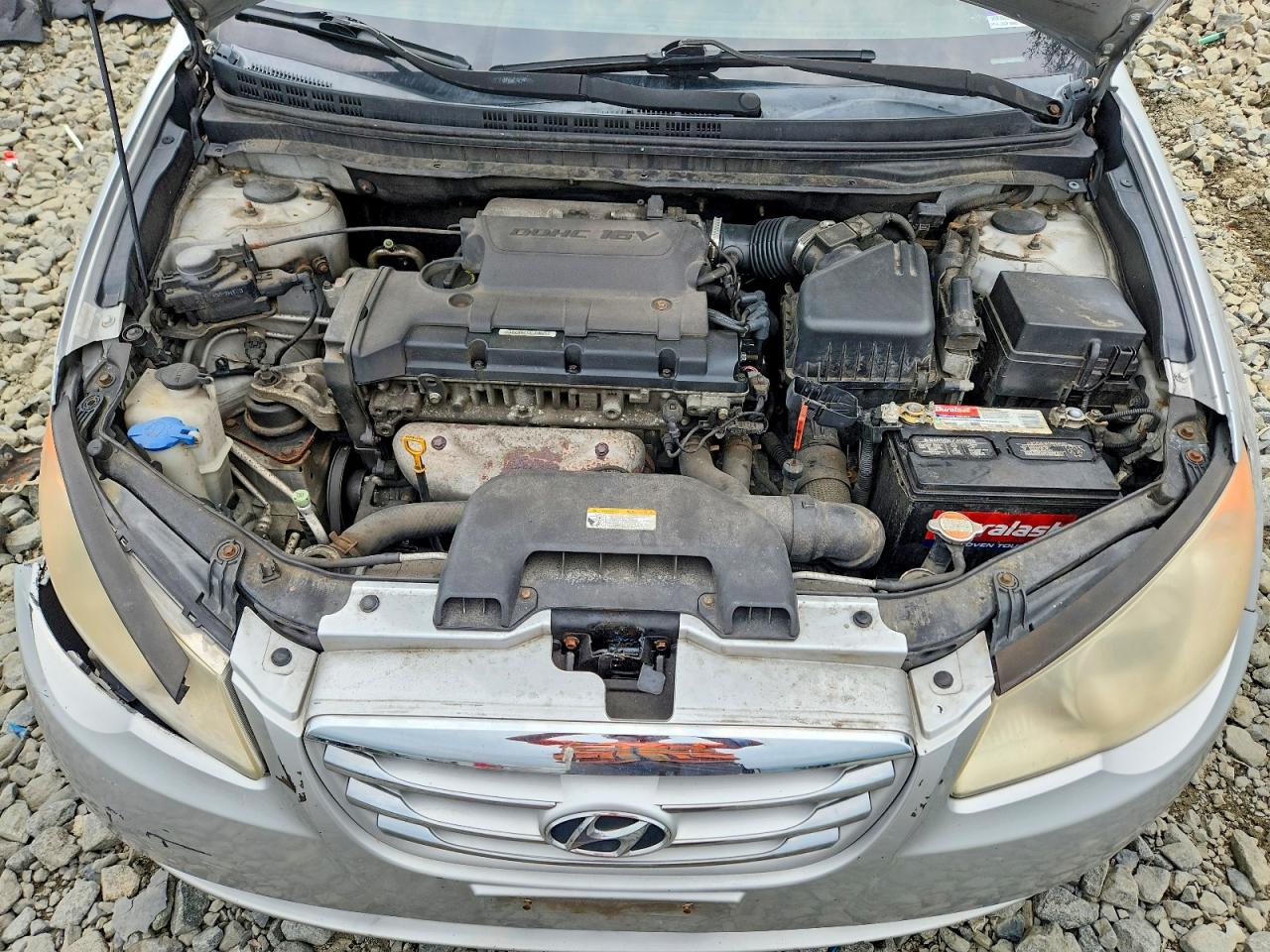 2010 Hyundai Elantra Blue/gls/se Silver vin: KMHDU4ADXAU894786