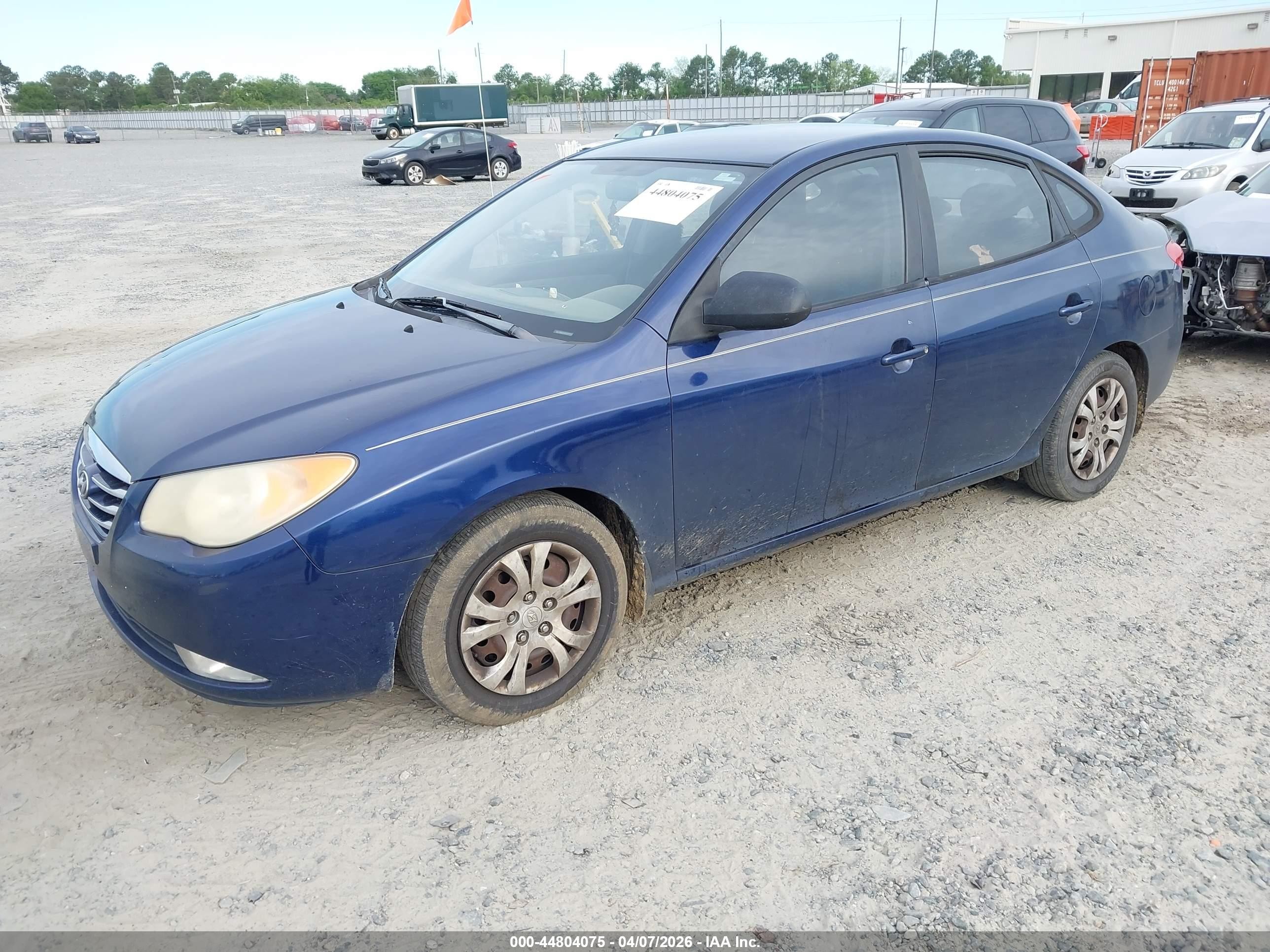 2010 Hyundai Elantra Gls Blue vin: KMHDU4ADXAU898661