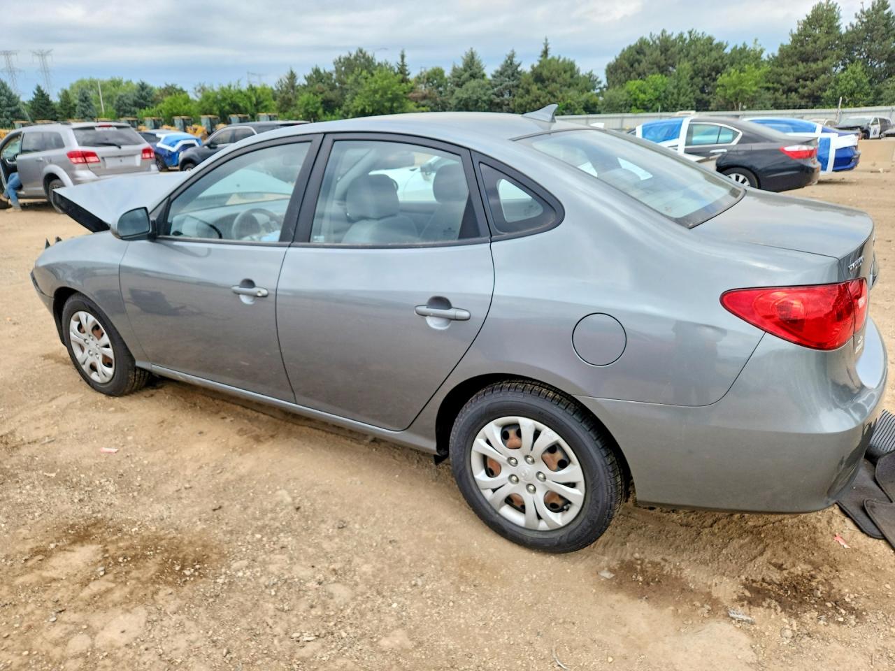 2010 Hyundai Elantra Gls Silver vin: KMHDU4ADXAU916558