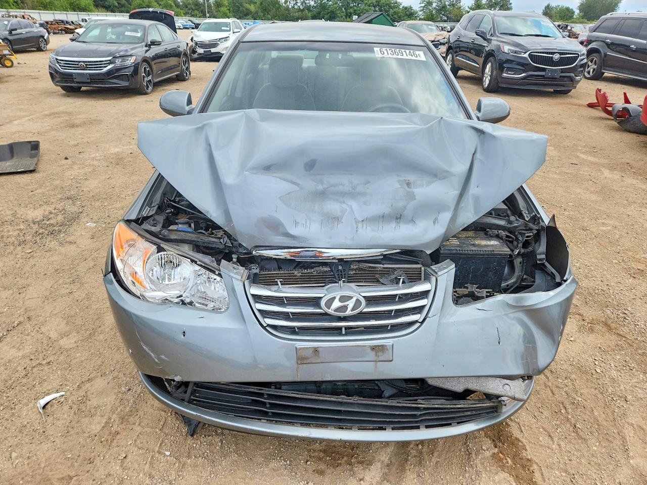 2010 Hyundai Elantra Gls Silver vin: KMHDU4ADXAU916558
