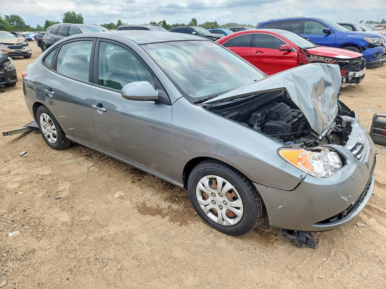 2010 Hyundai Elantra Gls Silver vin: KMHDU4ADXAU916558