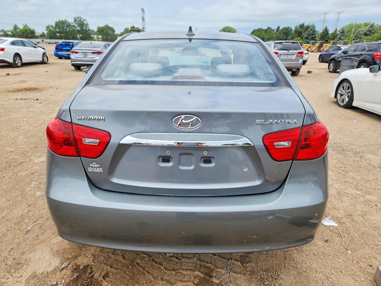 2010 Hyundai Elantra Gls Silver vin: KMHDU4ADXAU916558