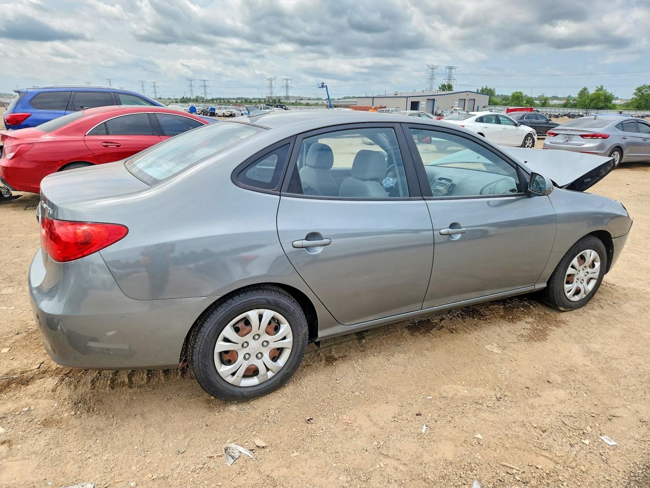 2010 Hyundai Elantra Gls Silver vin: KMHDU4ADXAU916558