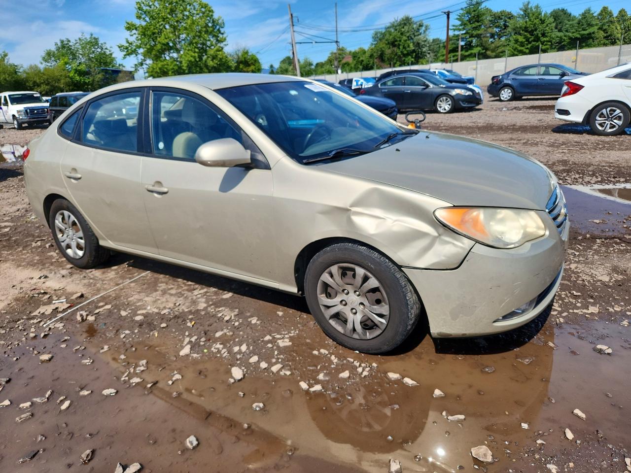 2010 Hyundai Elantra Gls Gold vin: KMHDU4ADXAU971401