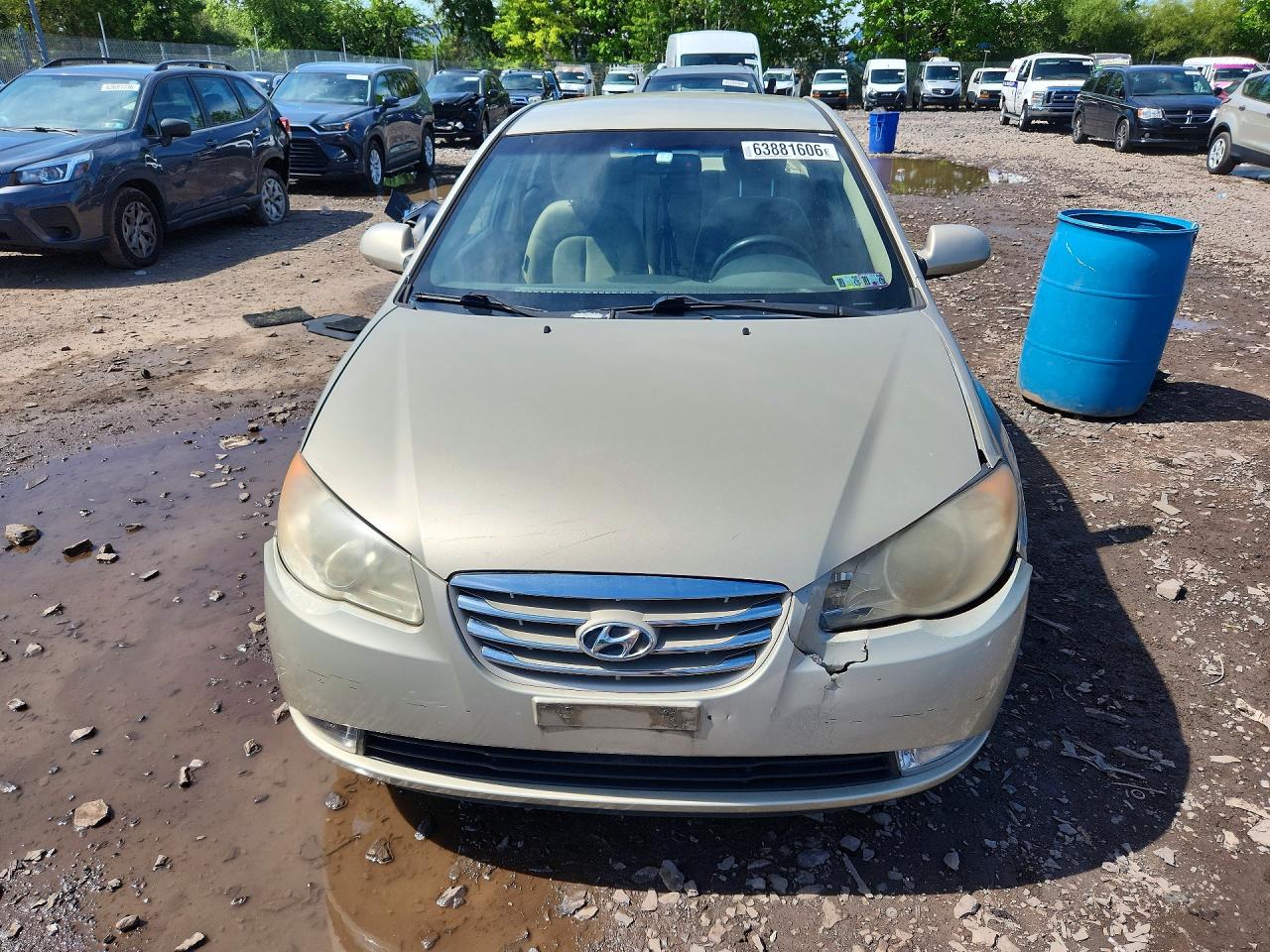 2010 Hyundai Elantra Gls Gold vin: KMHDU4ADXAU971401