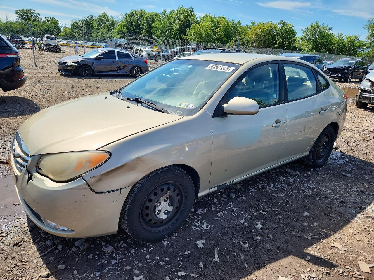 2010 Hyundai Elantra Gls Gold vin: KMHDU4ADXAU971401