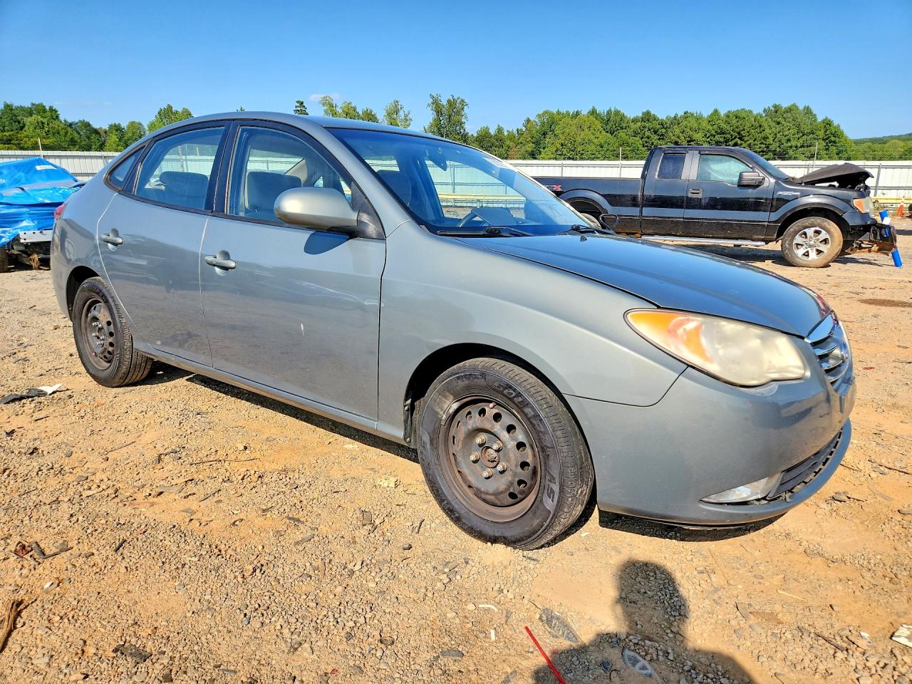 2010 Hyundai Elantra Gls Gray vin: KMHDU4ADXAU981300