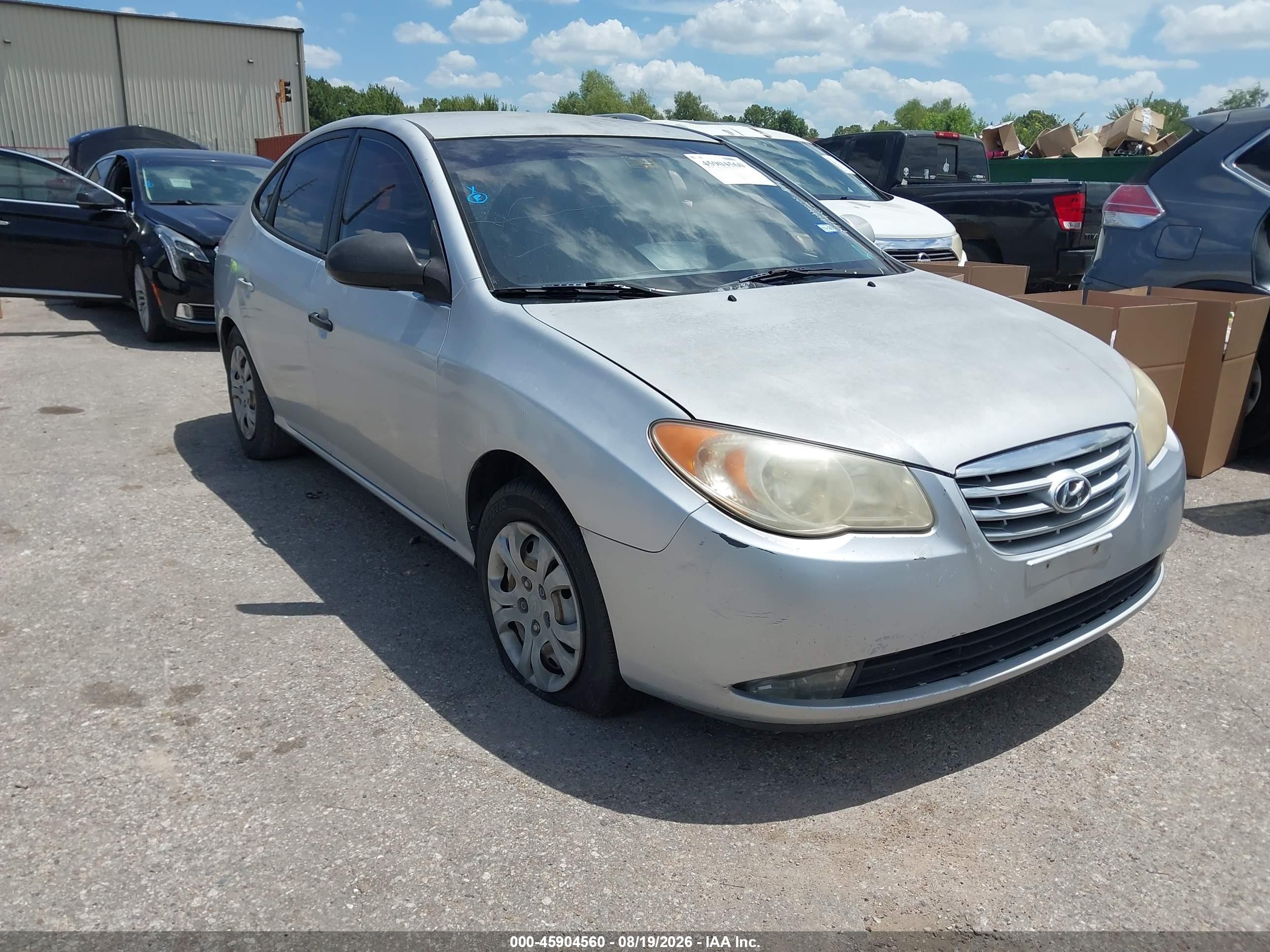 2010 Hyundai Elantra Gls Серебряный vin: KMHDU4ADXAU991762